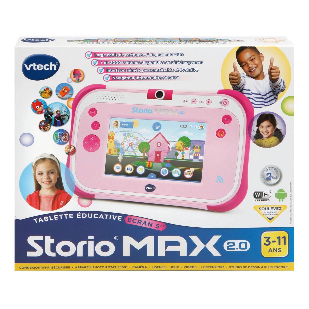 VTECH Tablette Storio Max - Rose
