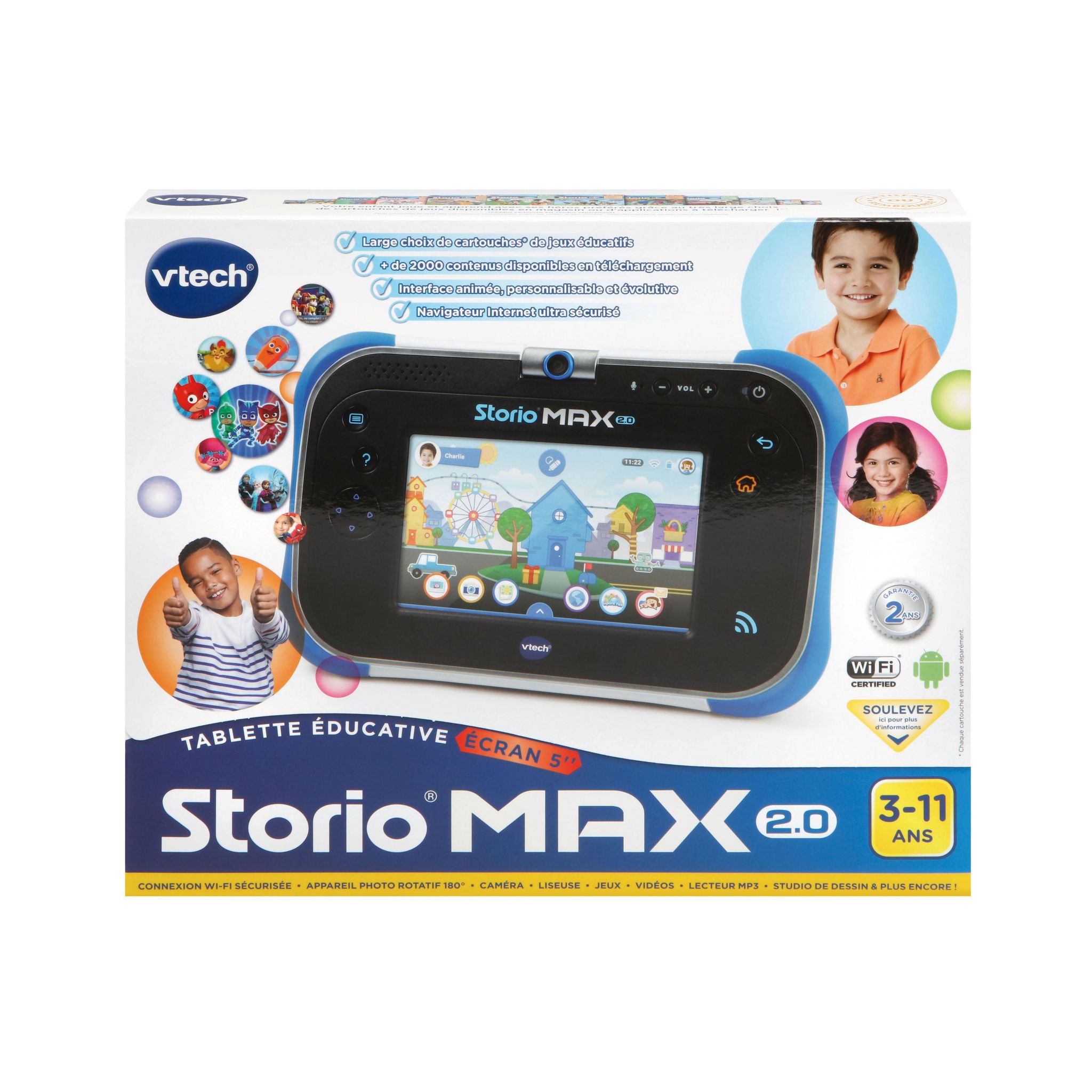 Voir la diapositive 4 : VTECH Tablette Storio Max - Bleu