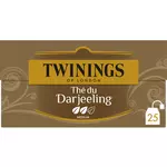 TWININGS Thé du Darjeeling doux et fruité 25 sachets 50g