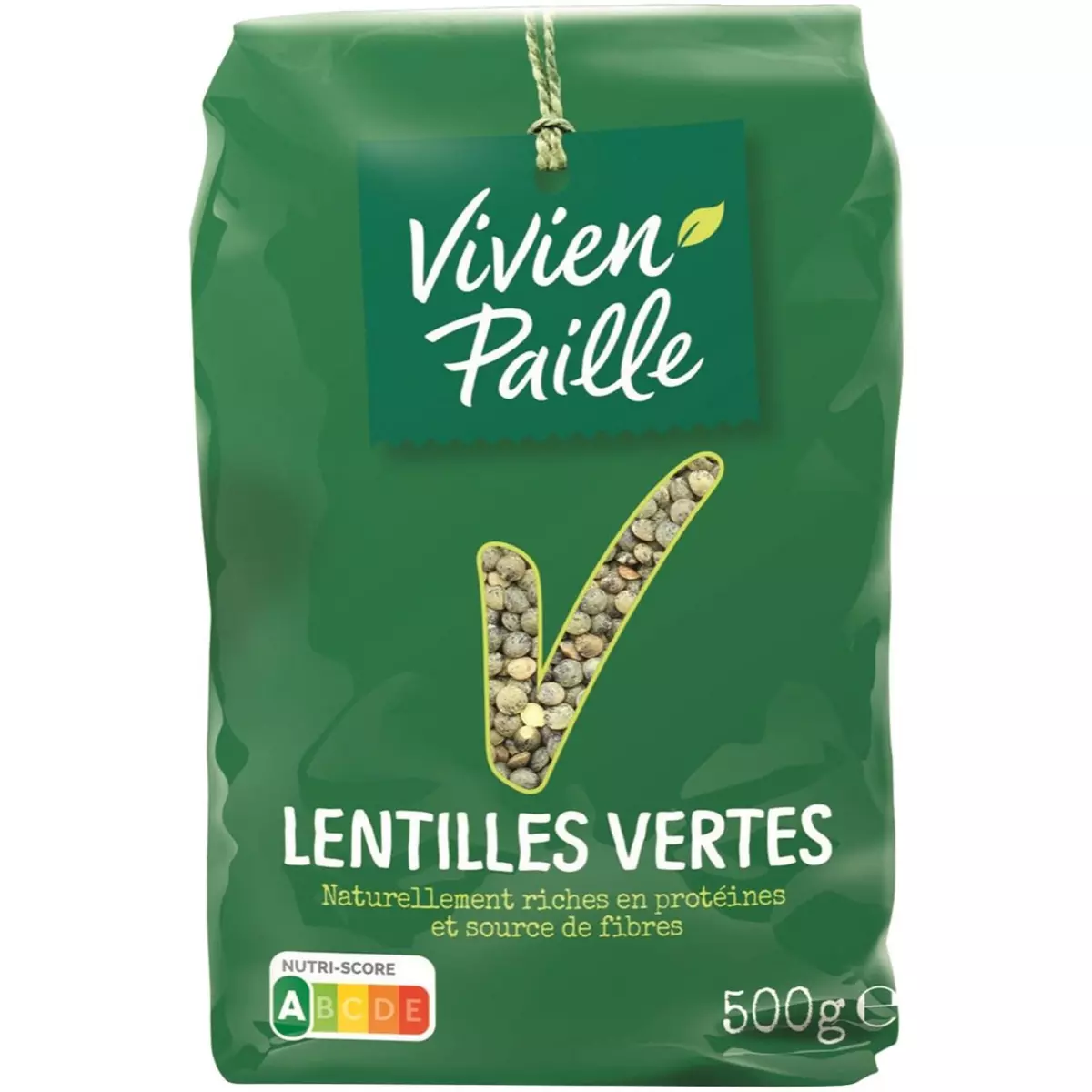 VIVIEN PAILLE Lentilles vertes 500g