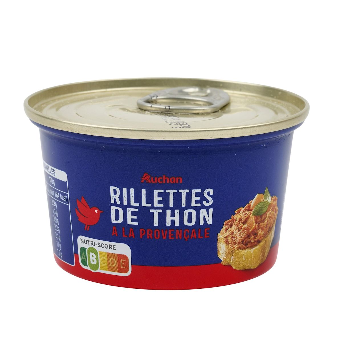 AUCHAN Rillettes de thon à la provençale 125g
