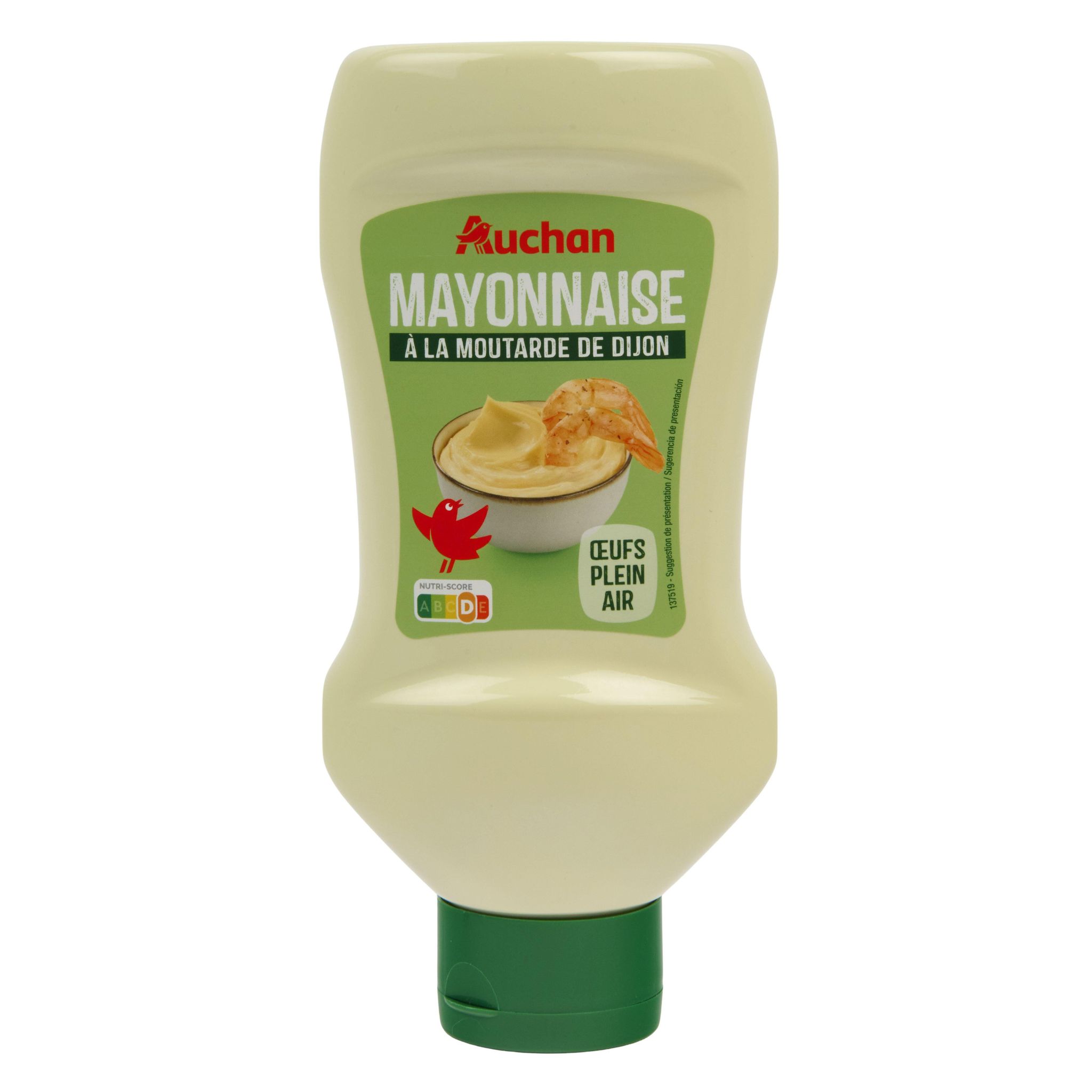 Voir la diapositive 2 : AUCHAN Mayonnaise flacon souple 700g