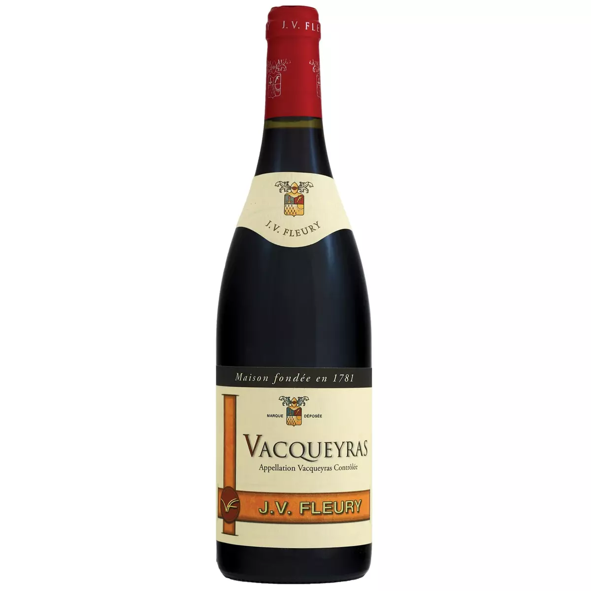 Vin rouge AOP Vacqueyras Vidal Fleury 2016 75cl