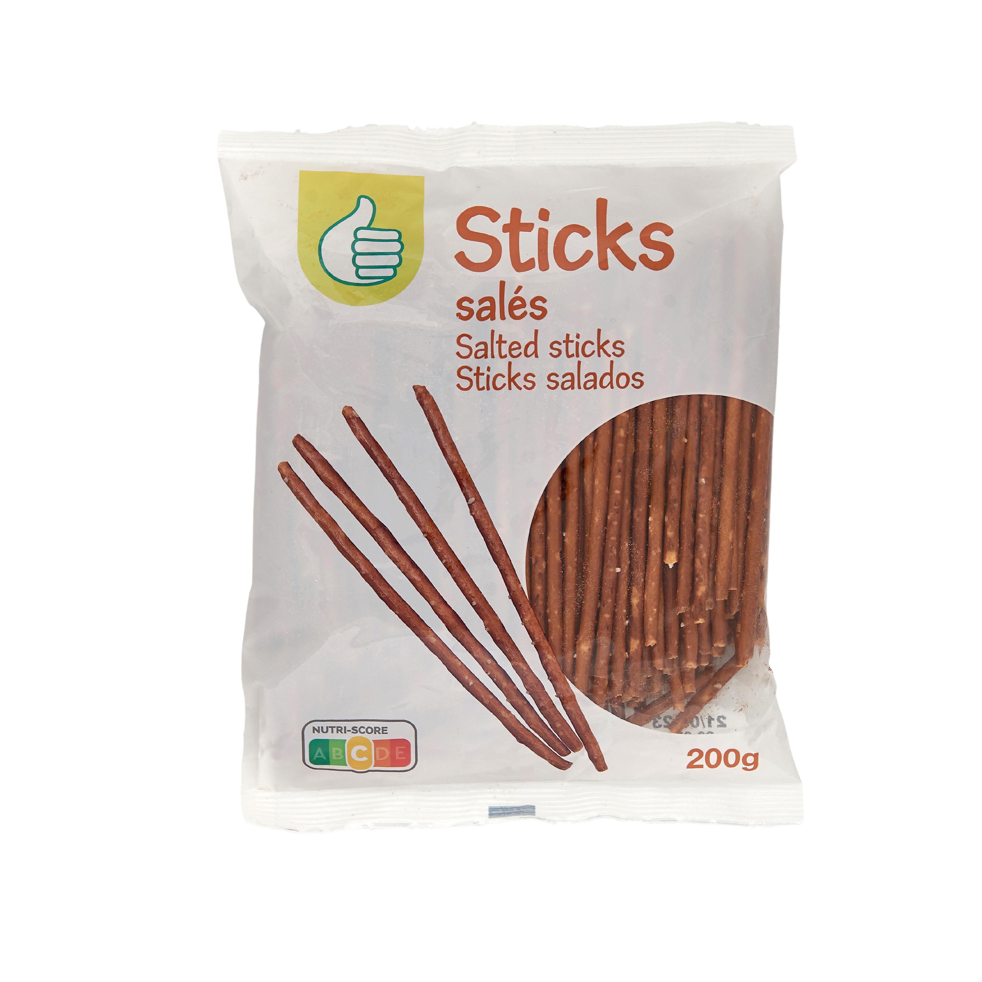 Voir la diapositive 2 : POUCE Biscuits sticks salés 200g