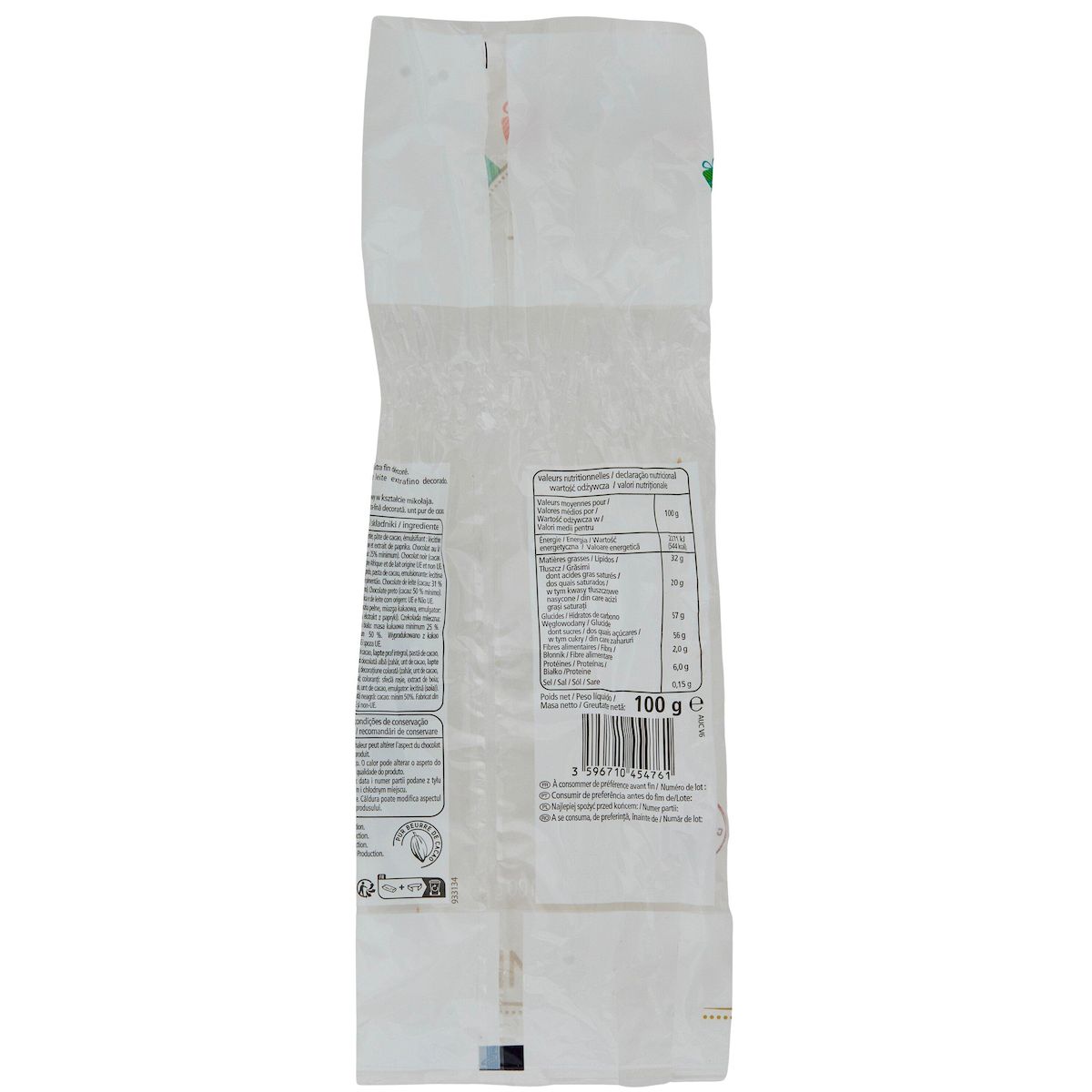 VENDOME Moulage Père Noël en chocolat au lait extra fin décoré 100g