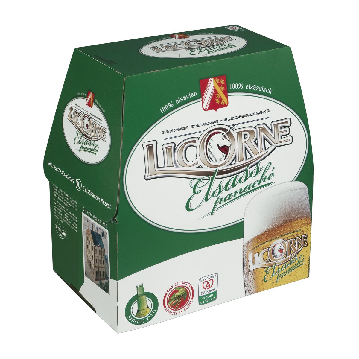 LICORNE Panaché Elsass 1% bouteilles 6x27,5cl
