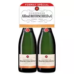 ALFRED ROTHSCHILD & CIE AOP Champagne demi-sec 2x75cl