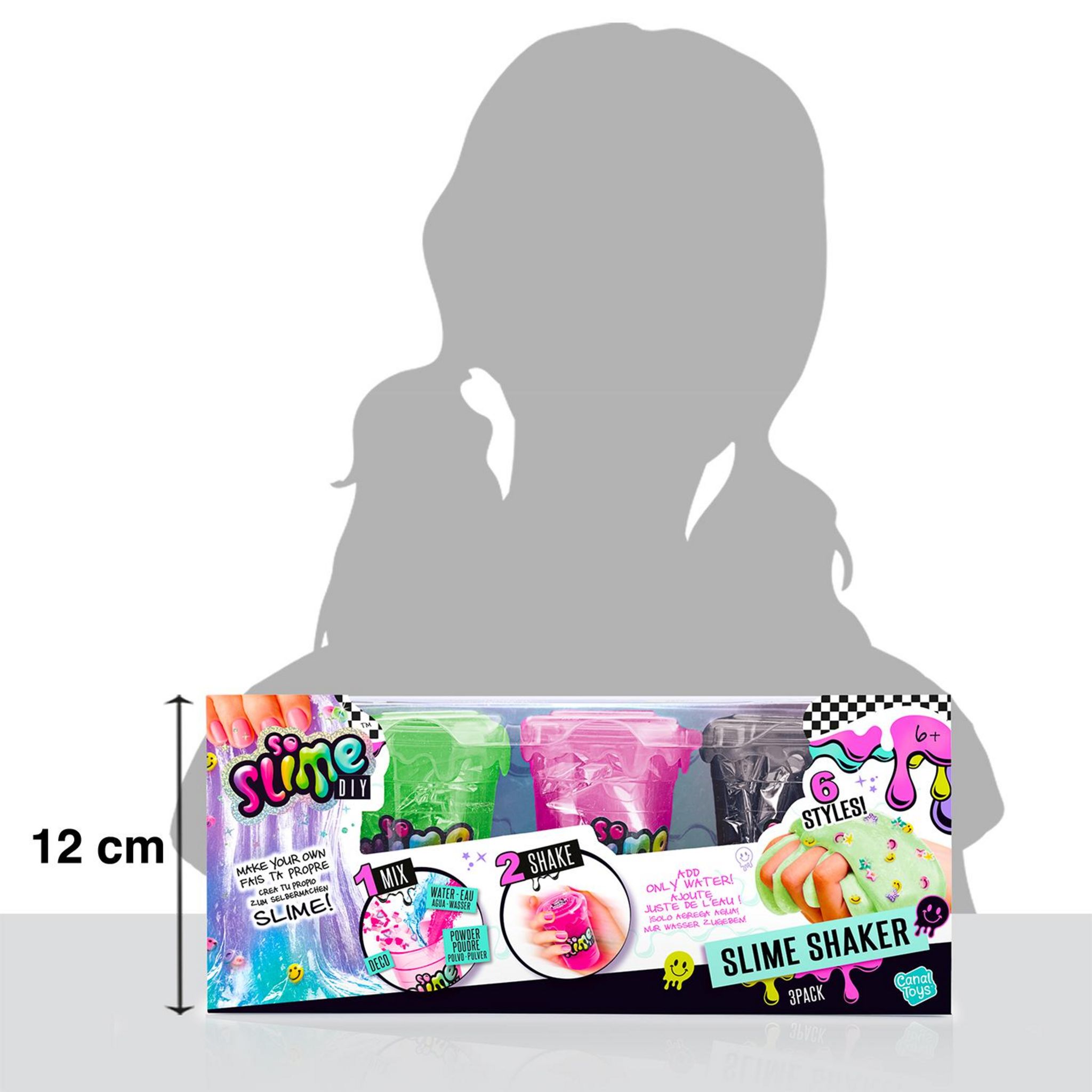 Voir la diapositive 8 : CANAL TOYS Création Slim DIY Shaker Mix & Shake