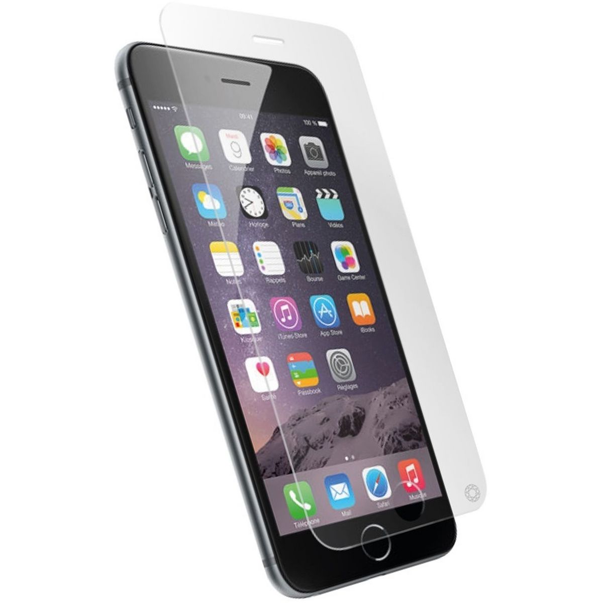 FORCEGLASS Protection d'écran en verre trempé pour iPhone 7