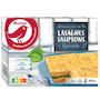 Voir la diapositive 2 : AUCHAN Lasagnes saumon épinards 3 portions 900g