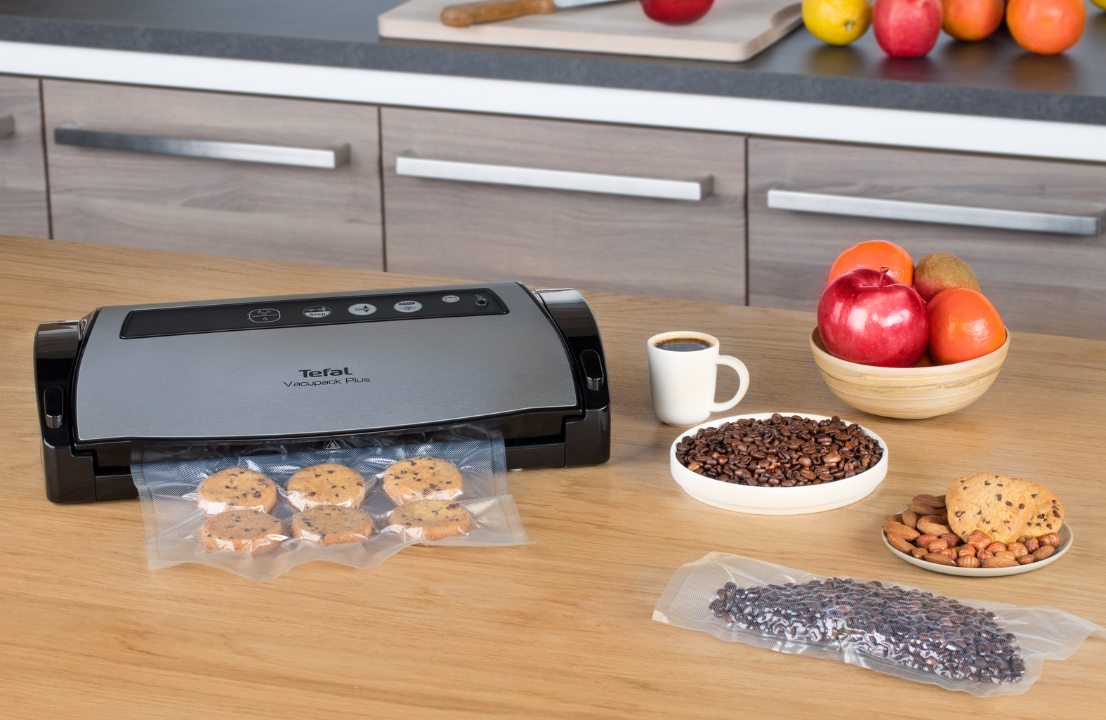 Voir la diapositive 12 : TEFAL Machine sous vide alimentaire&nbsp;Vacupack classic VT254070