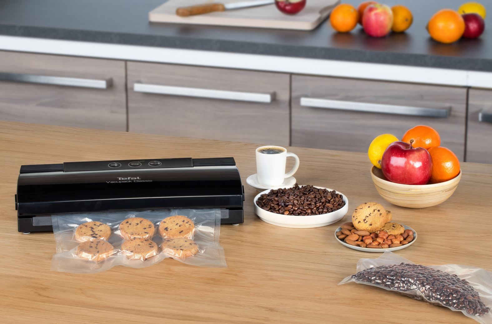 Voir la diapositive 13 : TEFAL Machine sous vide alimentaire&nbsp;Vacupack classic VT254070