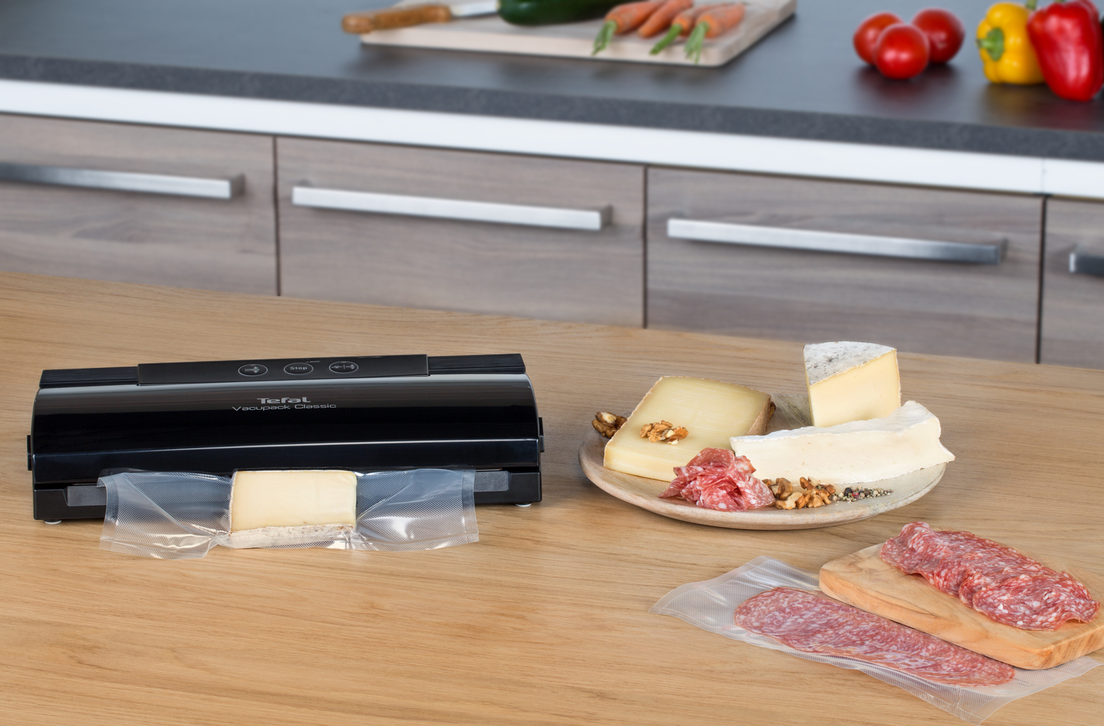 Voir la diapositive 15 : TEFAL Machine sous vide alimentaire&nbsp;Vacupack classic VT254070