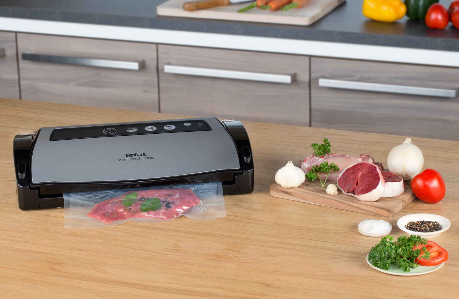 Voir la diapositive 6 : TEFAL Machine sous vide alimentaire&nbsp;Vacupack classic VT254070