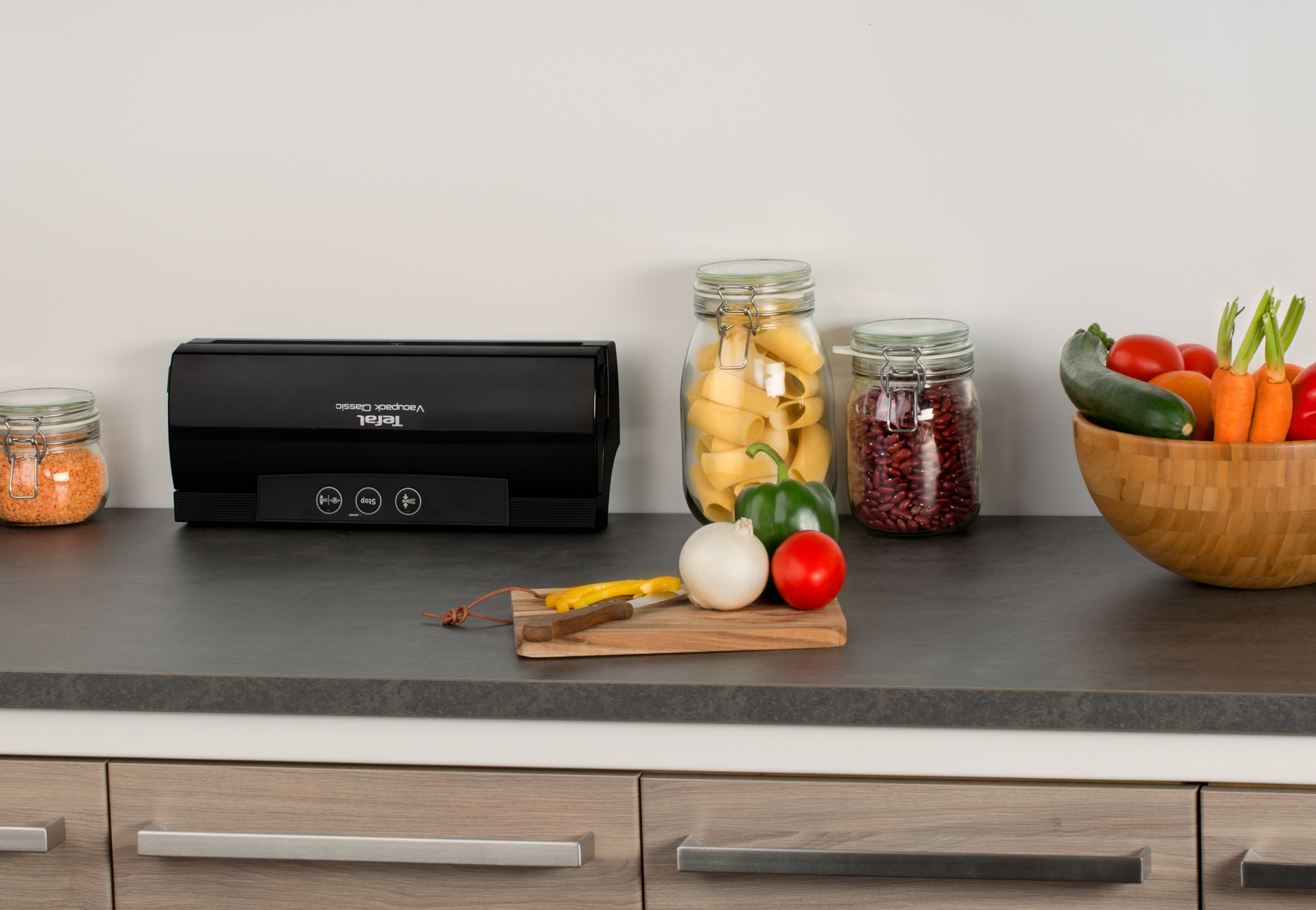Voir la diapositive 7 : TEFAL Machine sous vide alimentaire&nbsp;Vacupack classic VT254070