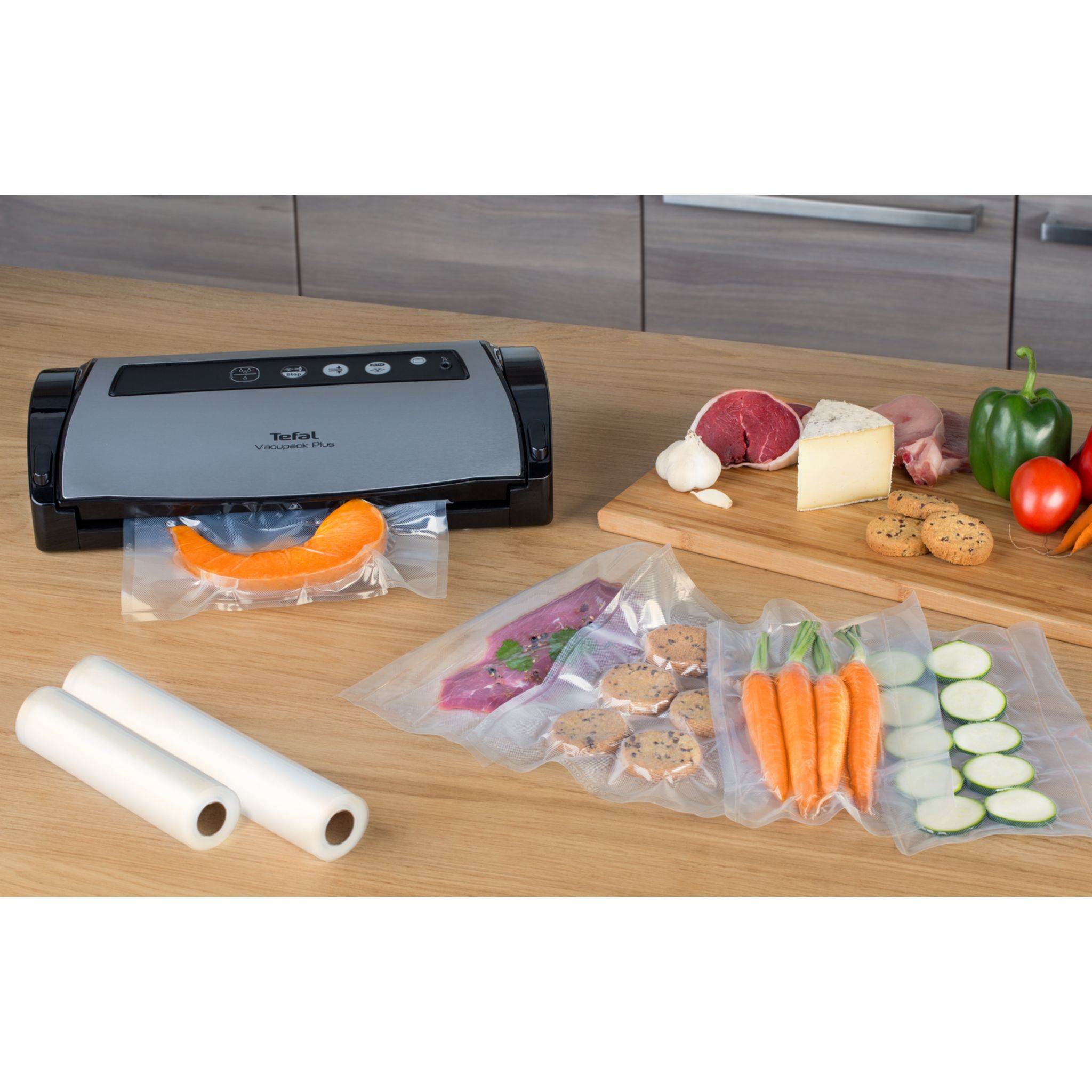 Voir la diapositive 8 : TEFAL Machine sous vide alimentaire&nbsp;Vacupack classic VT254070