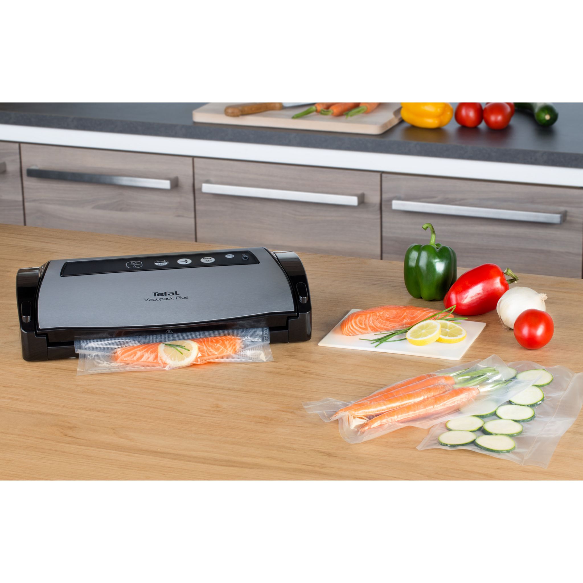 Voir la diapositive 9 : TEFAL Machine sous vide alimentaire&nbsp;Vacupack classic VT254070