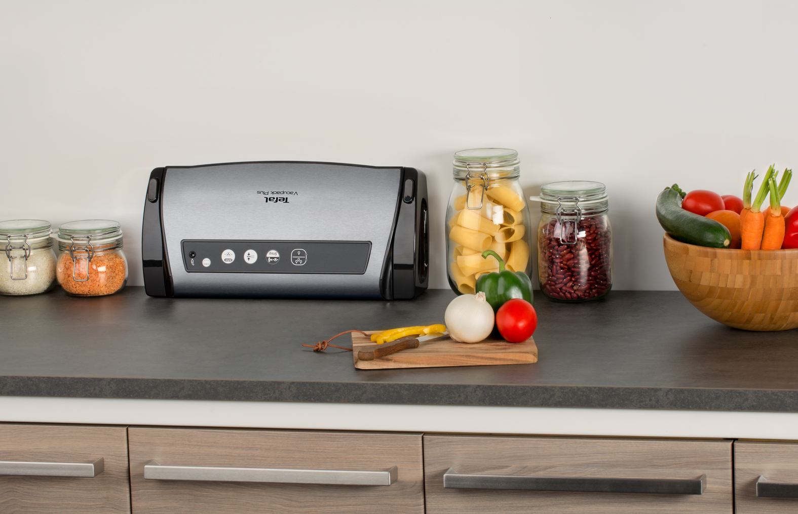 Voir la diapositive 10 : TEFAL Machine sous vide alimentaire&nbsp;Vacupack classic VT254070