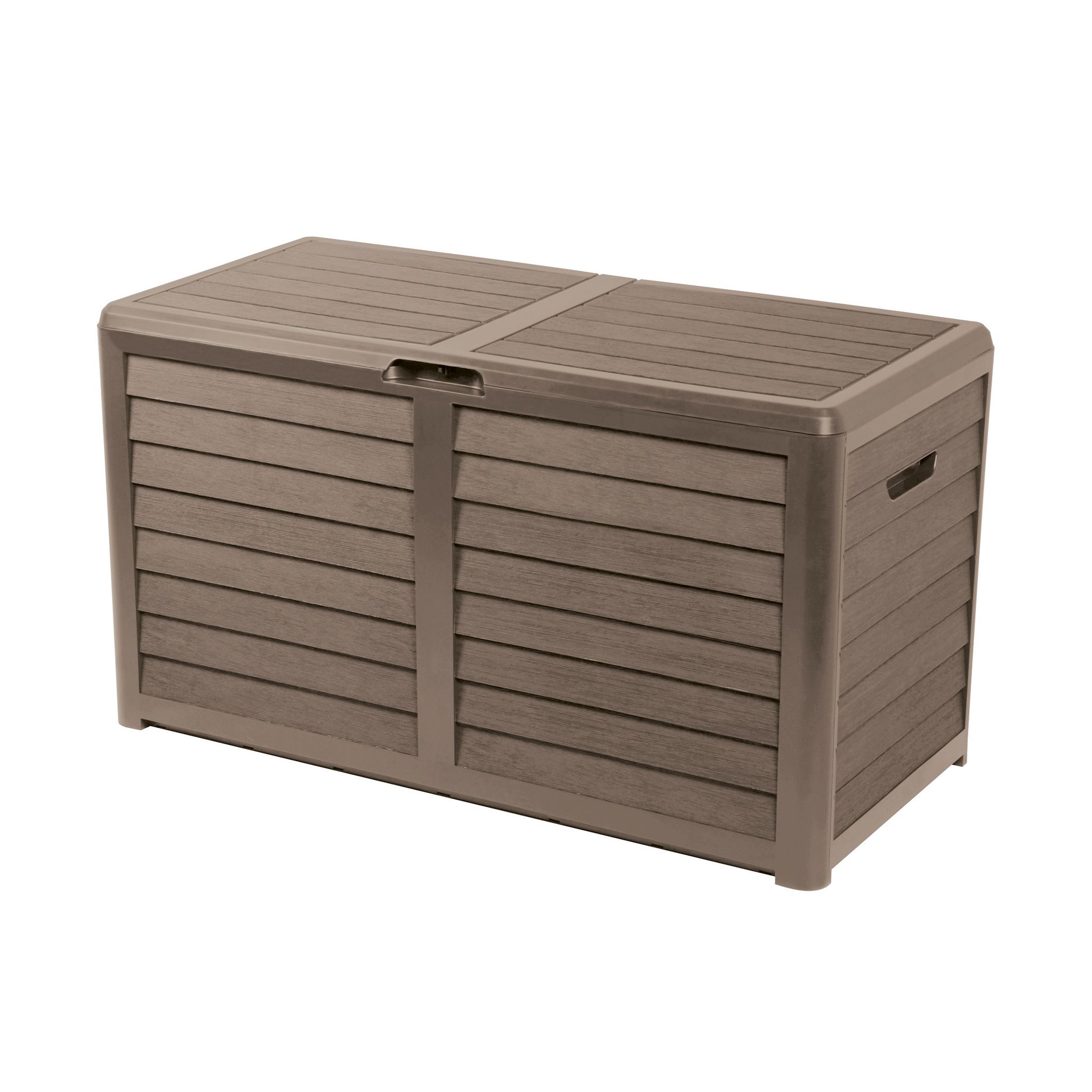 EDA PLASTIQUES Coffre de jardin Baya 420 L - Taupe