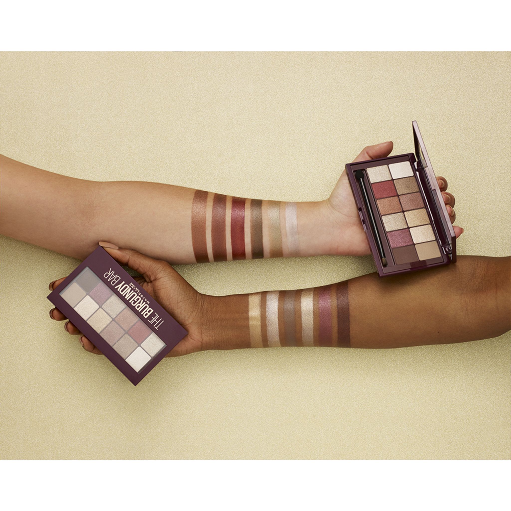 Voir la diapositive 2 : MAYBELLINE The burgundy bar fards à paupières 1 palette