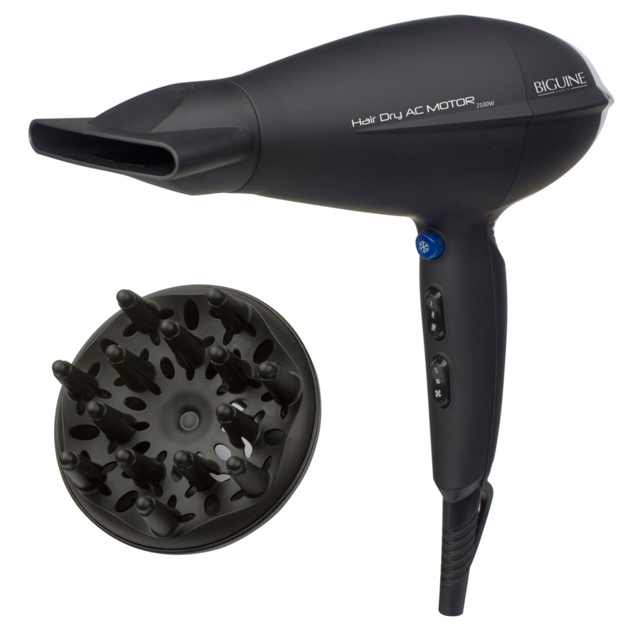 Sèche-cheveux Professionnel Surker 2000W Avec Diffuseur Et Fonction Air Froid - Neuf
