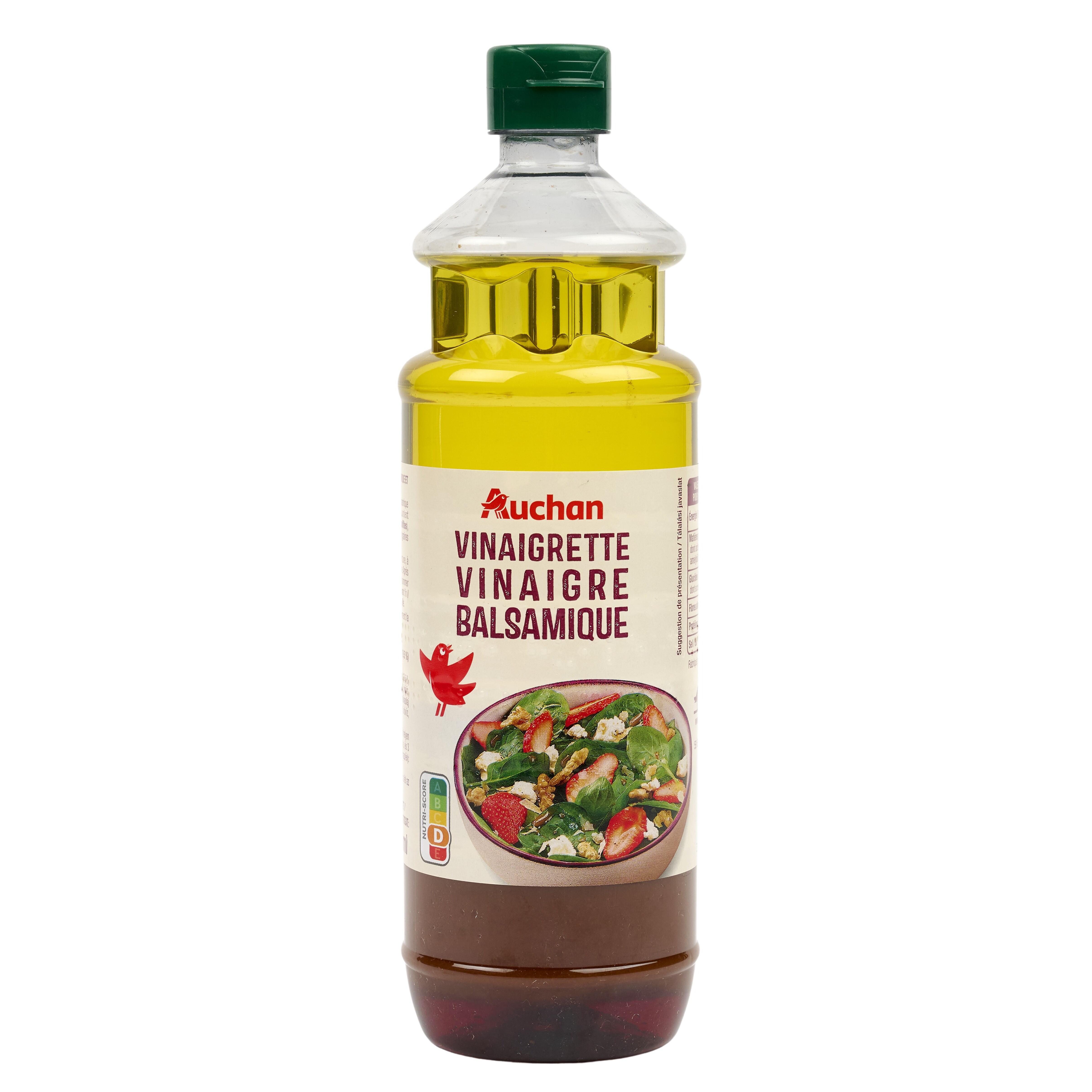 Voir la diapositive 3 : AUCHAN Vinaigrette au vinaigre balsamique 75cl