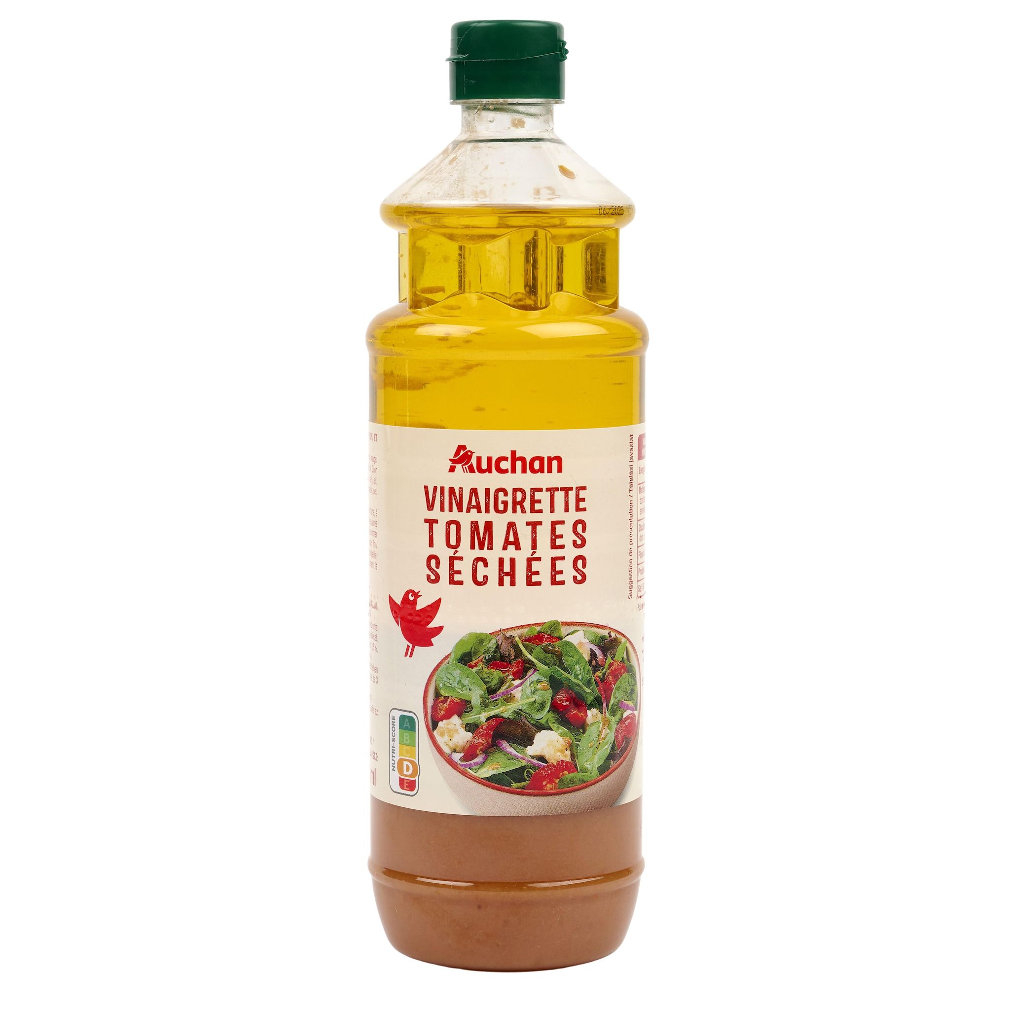 Voir la diapositive 3 : AUCHAN Vinaigrette aux tomates séchées 75cl