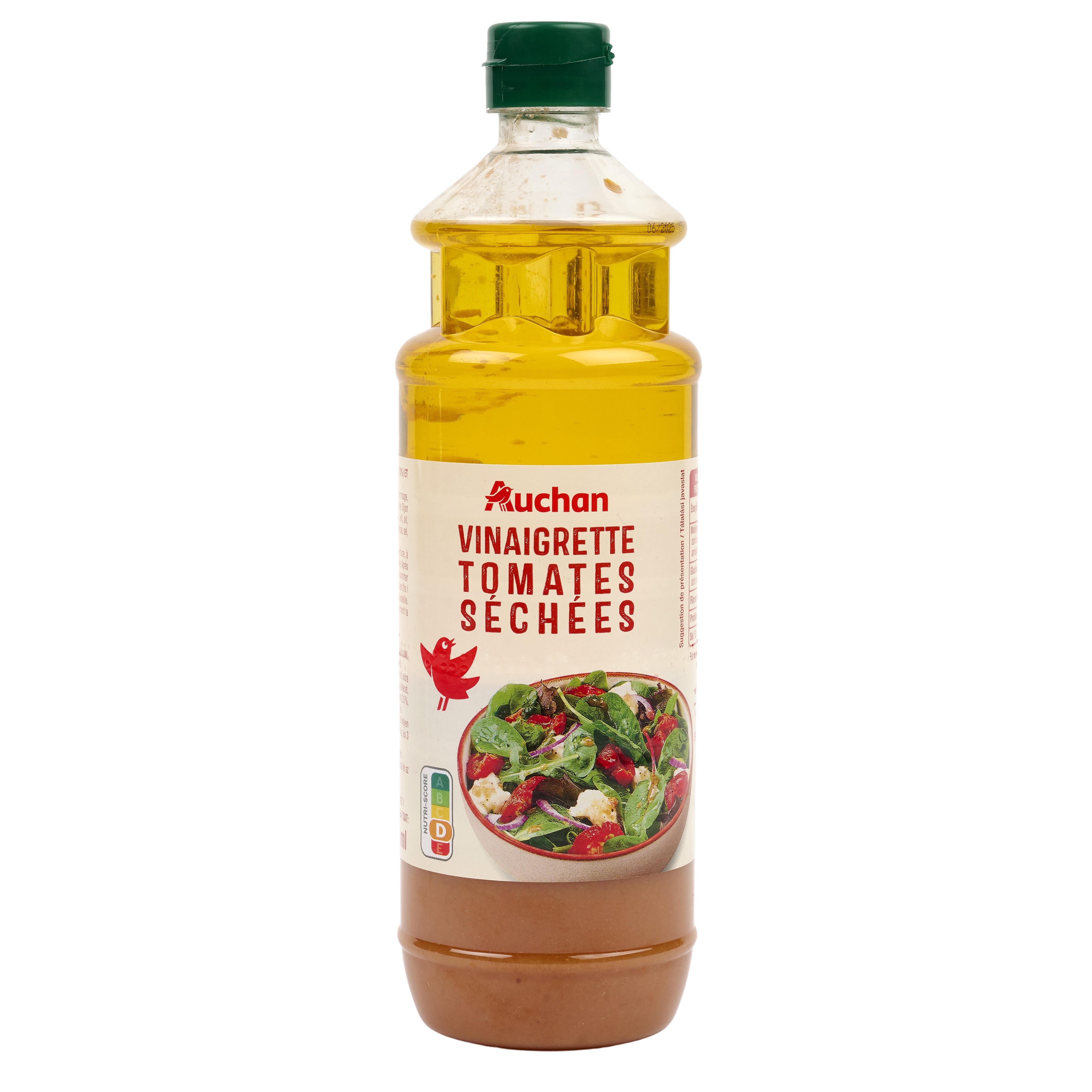 Voir la diapositive 4 : AUCHAN Vinaigrette aux tomates séchées 75cl