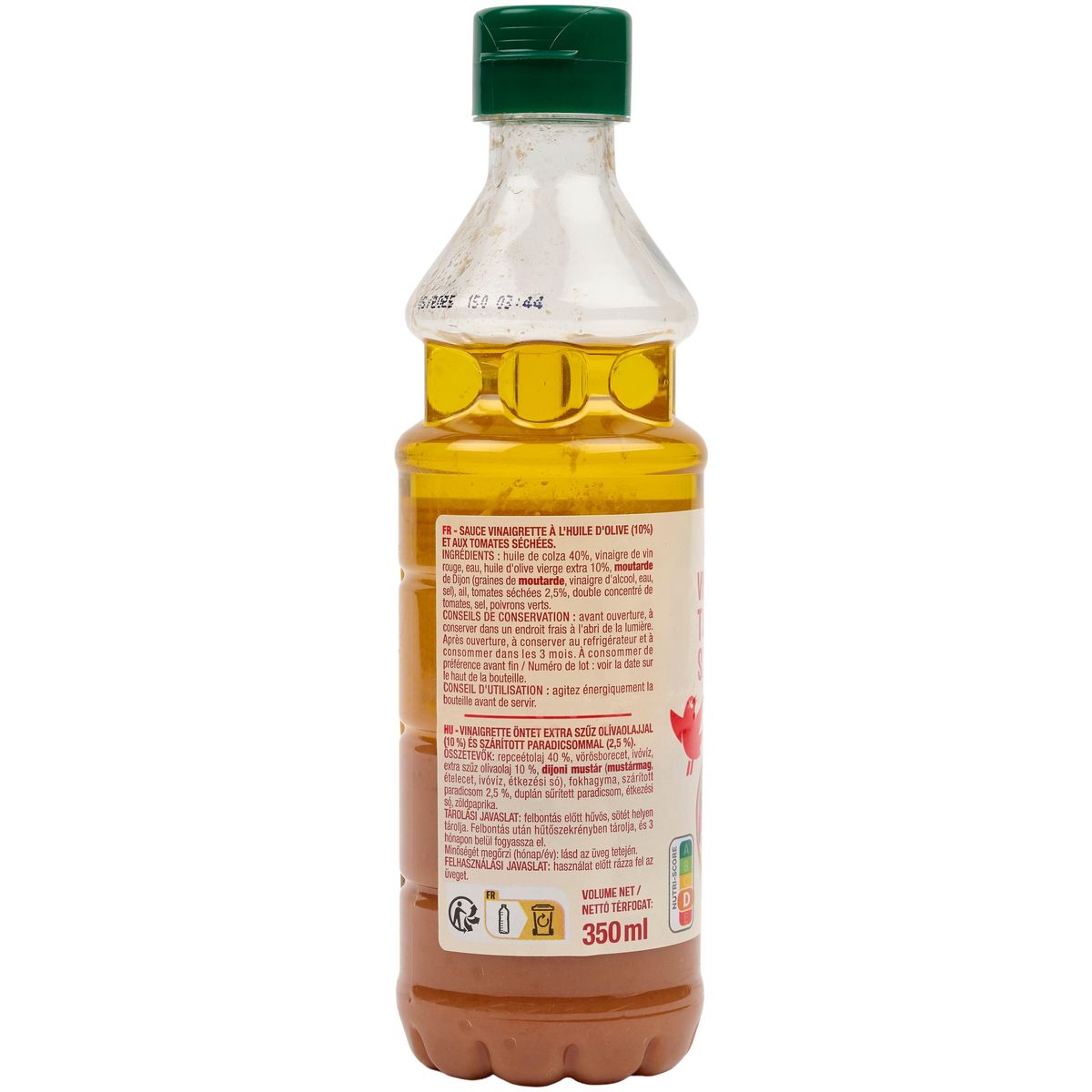 AUCHAN Vinaigrette aux tomates séchées 35cl