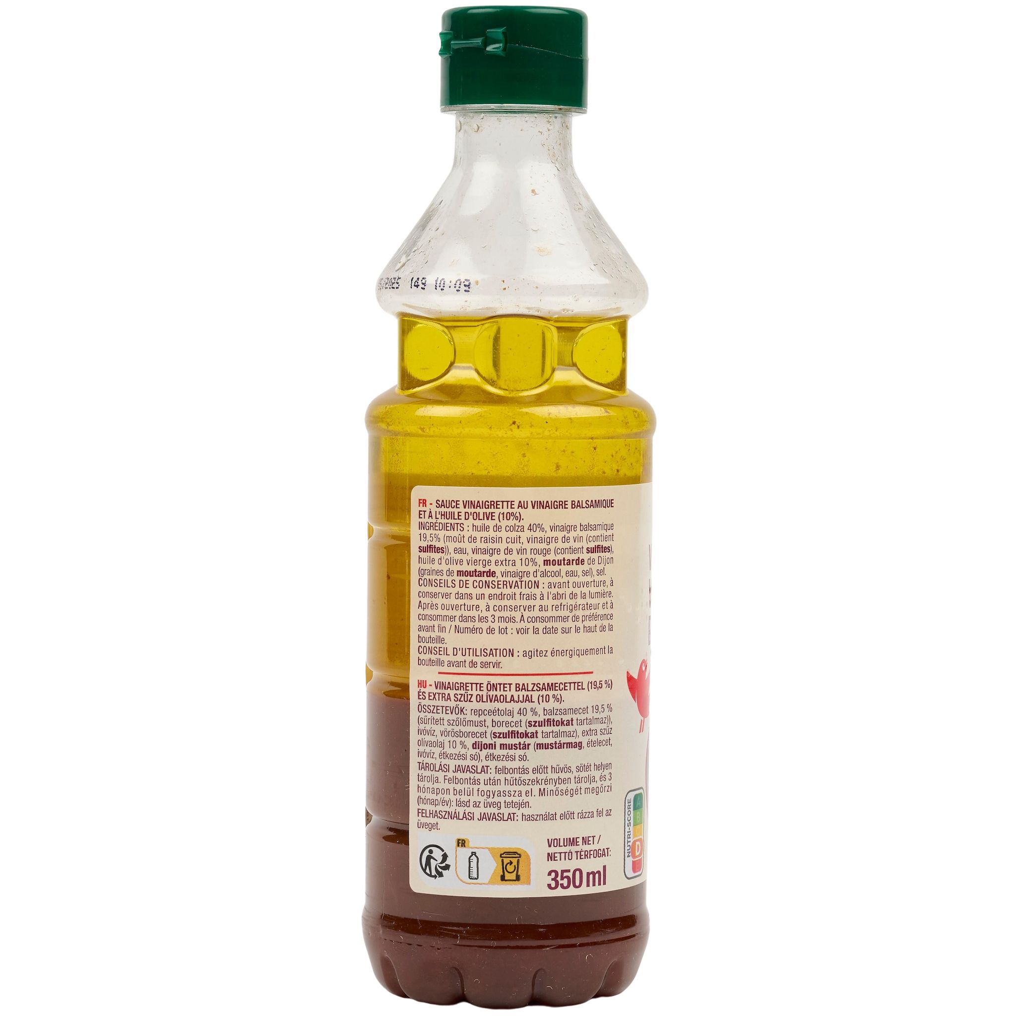 Voir la diapositive 3 : AUCHAN Vinaigrette au vinaigre balsamique 35cl
