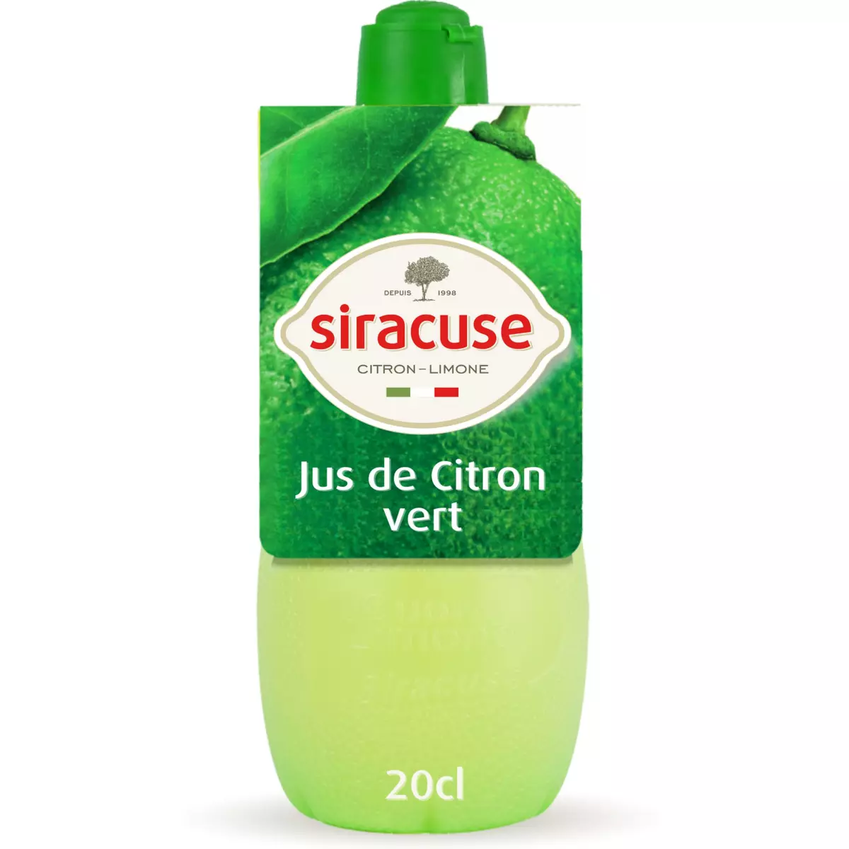 SIRACUSE Jus de citron vert à l'huile essentielle de citron vert 20cl
