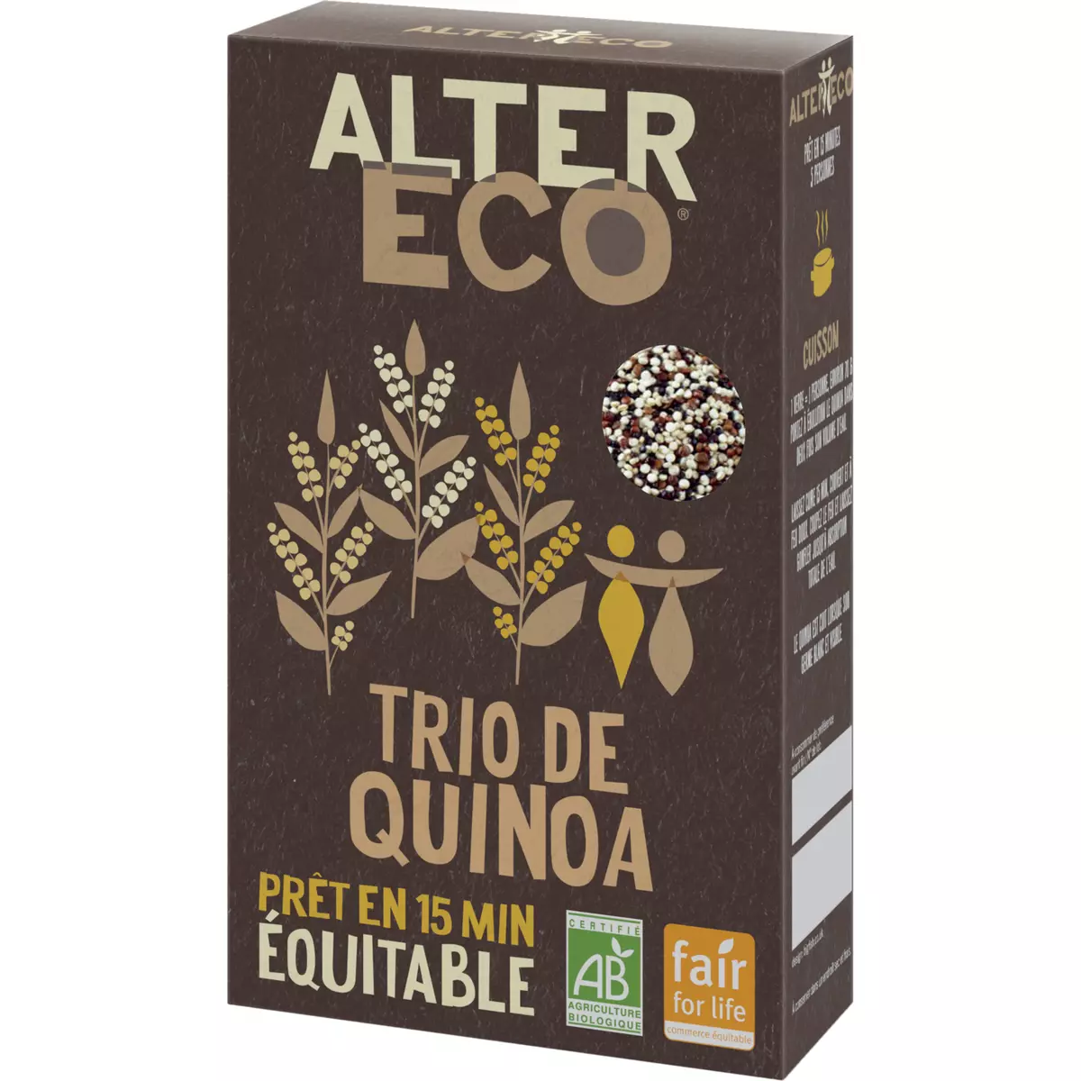 ALTER ECO Trio de quinoa bio 350g