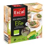 ESCAL Escargots bio recette à la Bourguignonne 12 pièces 72g
