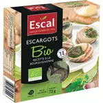 ESCAL Escargots bio recette à la Bourguignonne 12 pièces 72g