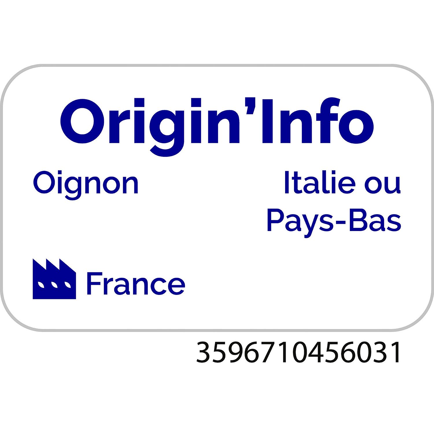 Voir la diapositive 3 : POUCE Oignons blancs 190g