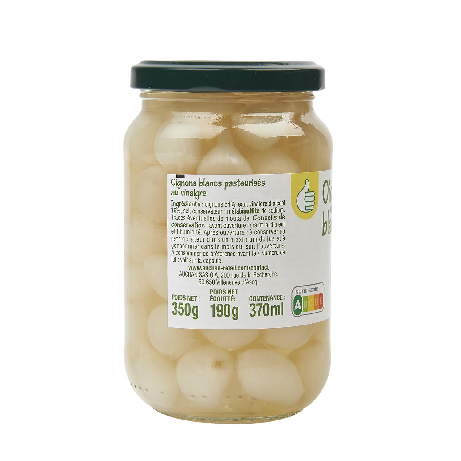 Voir la diapositive 4 : POUCE Oignons blancs 190g