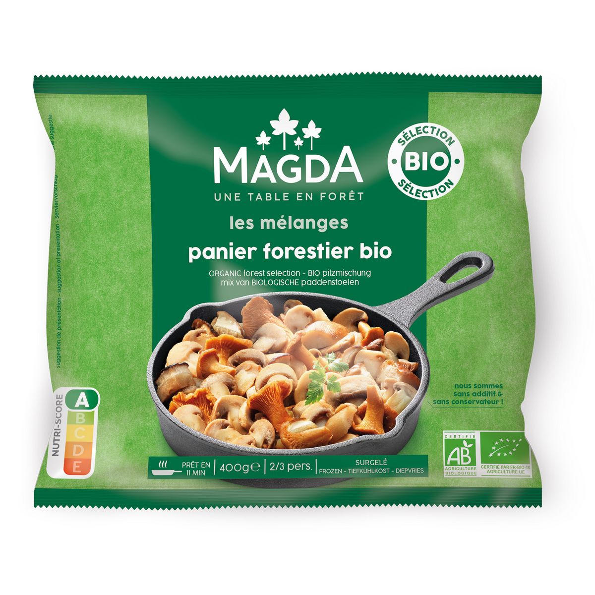 MAGDA Panier forestier aux cèpes et girolles 400g