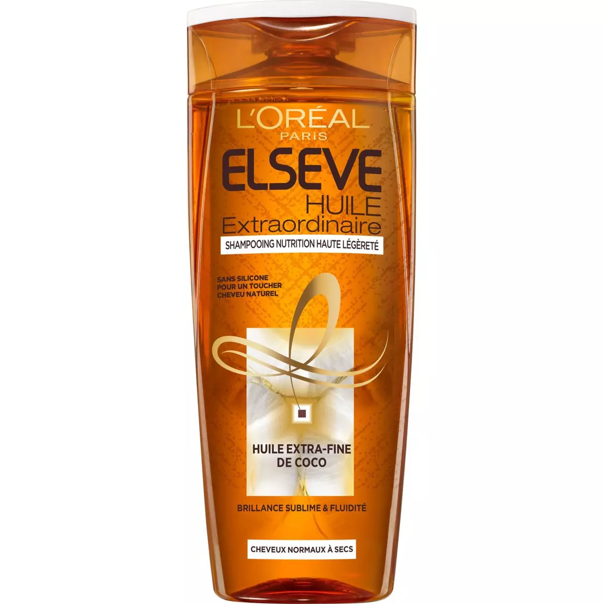 ELSEVE Shampooing nutrition huile de coco cheveux normaux à secs 250ml