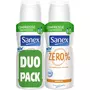 SANEX Zéro% Déodorant spray compressé sensitive 24h 2x100ml