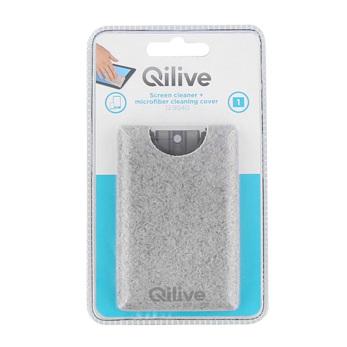 QILIVE Nettoyant écran 20 ml + chiffon micro fibre