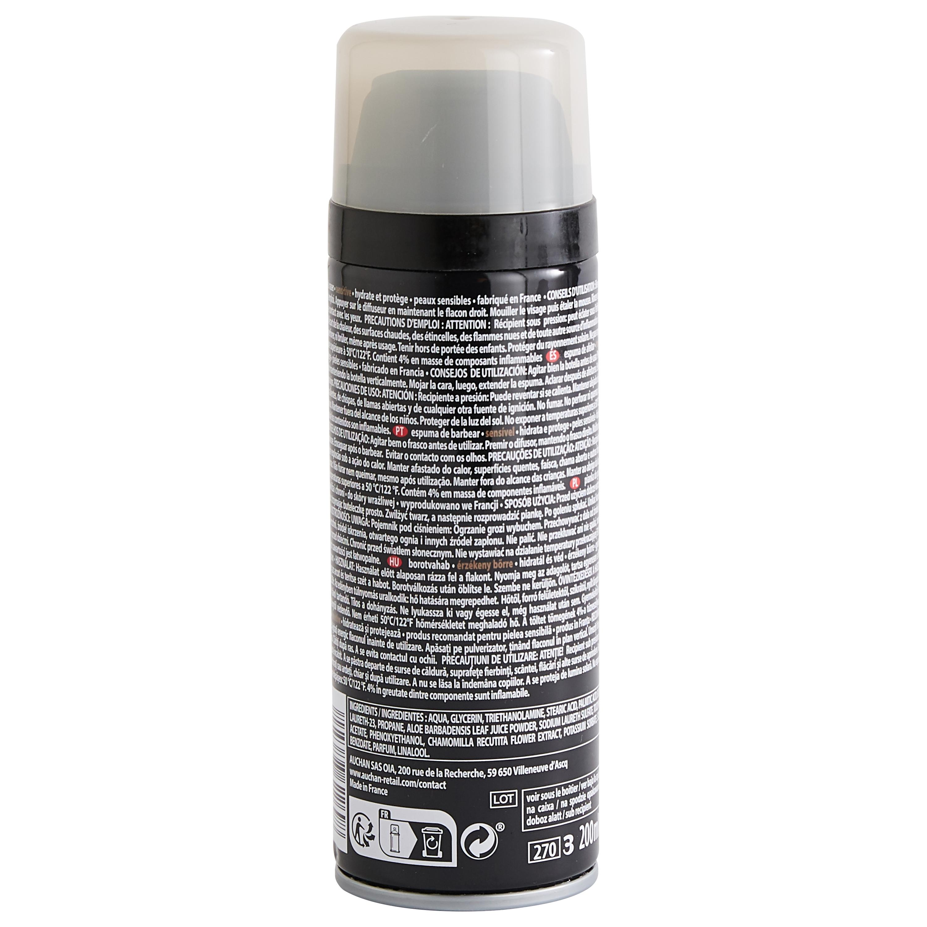 Voir la diapositive 2 : COSMIA MEN Mousse à raser sensitive pour peaux sensibles 200ml