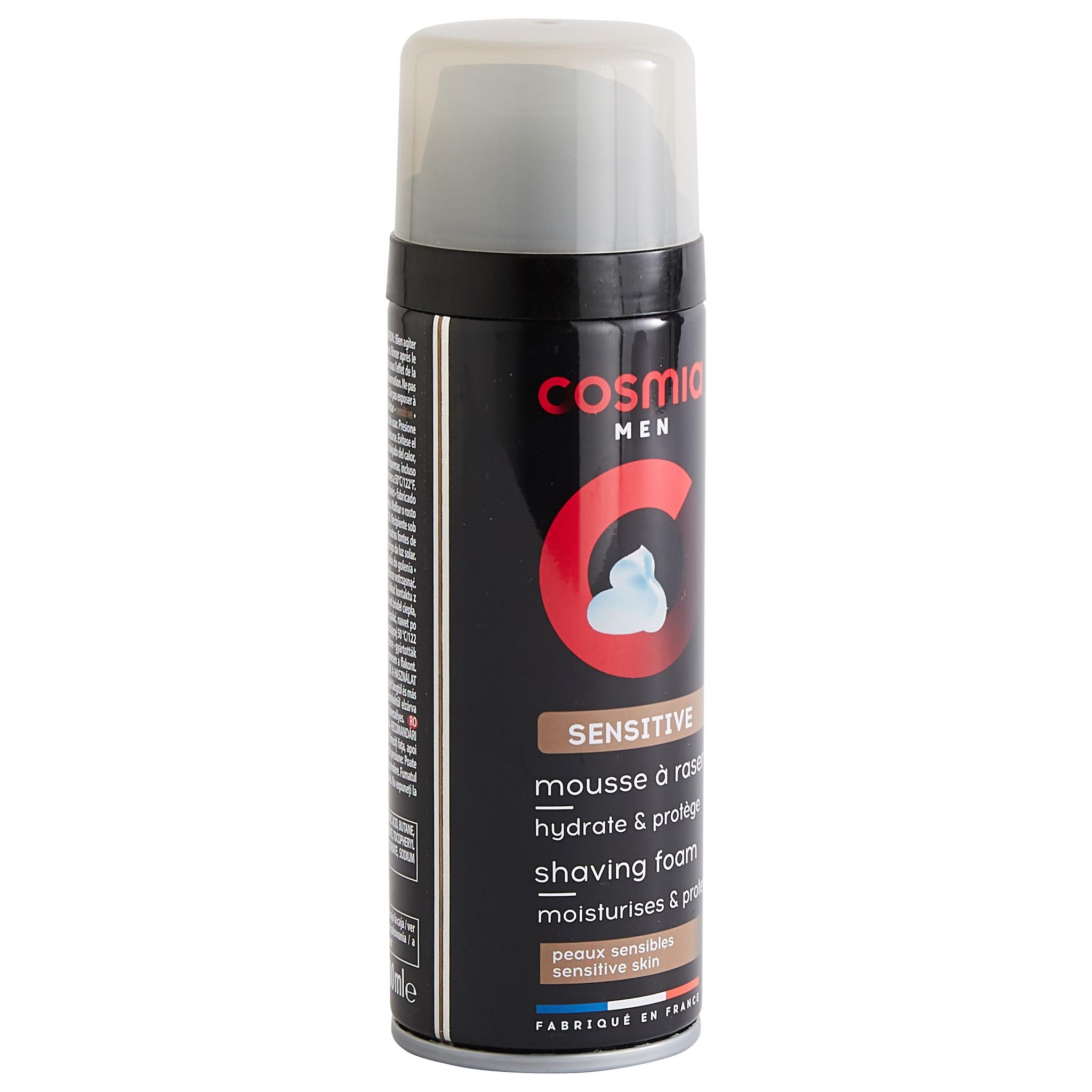 Voir la diapositive 3 : COSMIA MEN Mousse à raser sensitive pour peaux sensibles 200ml