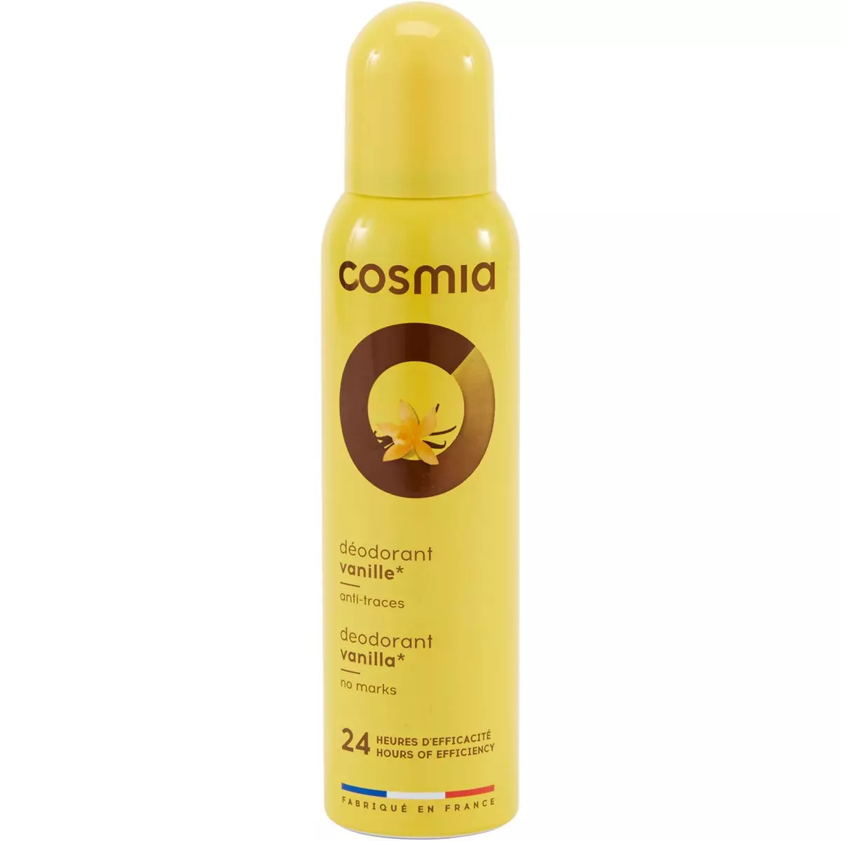 COSMIA Déodorant spray anti-traces vanille 150ml