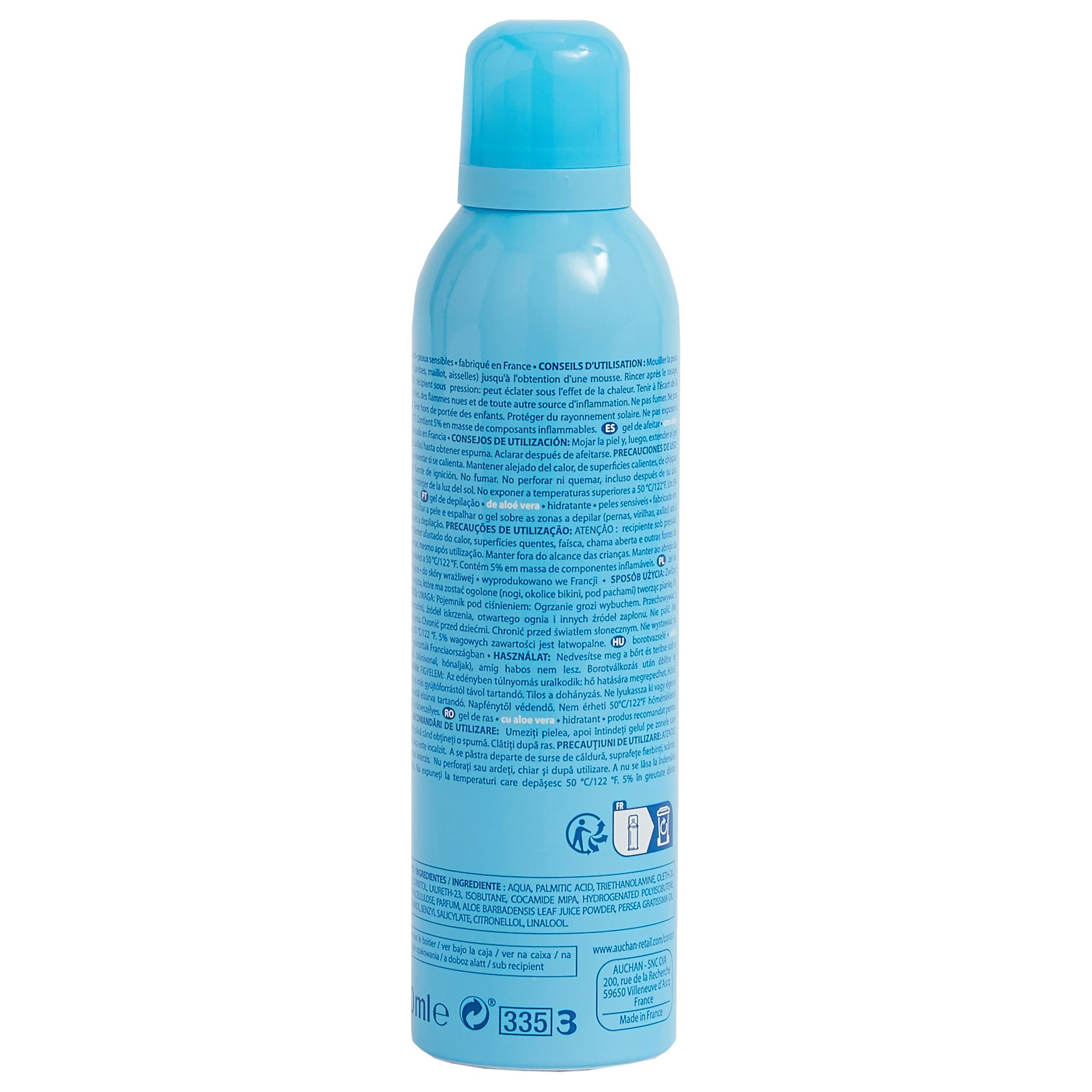 Voir la diapositive 3 : COSMIA Gel à raser hydratant à l'aloé vera pour peaux sensibles 200ml