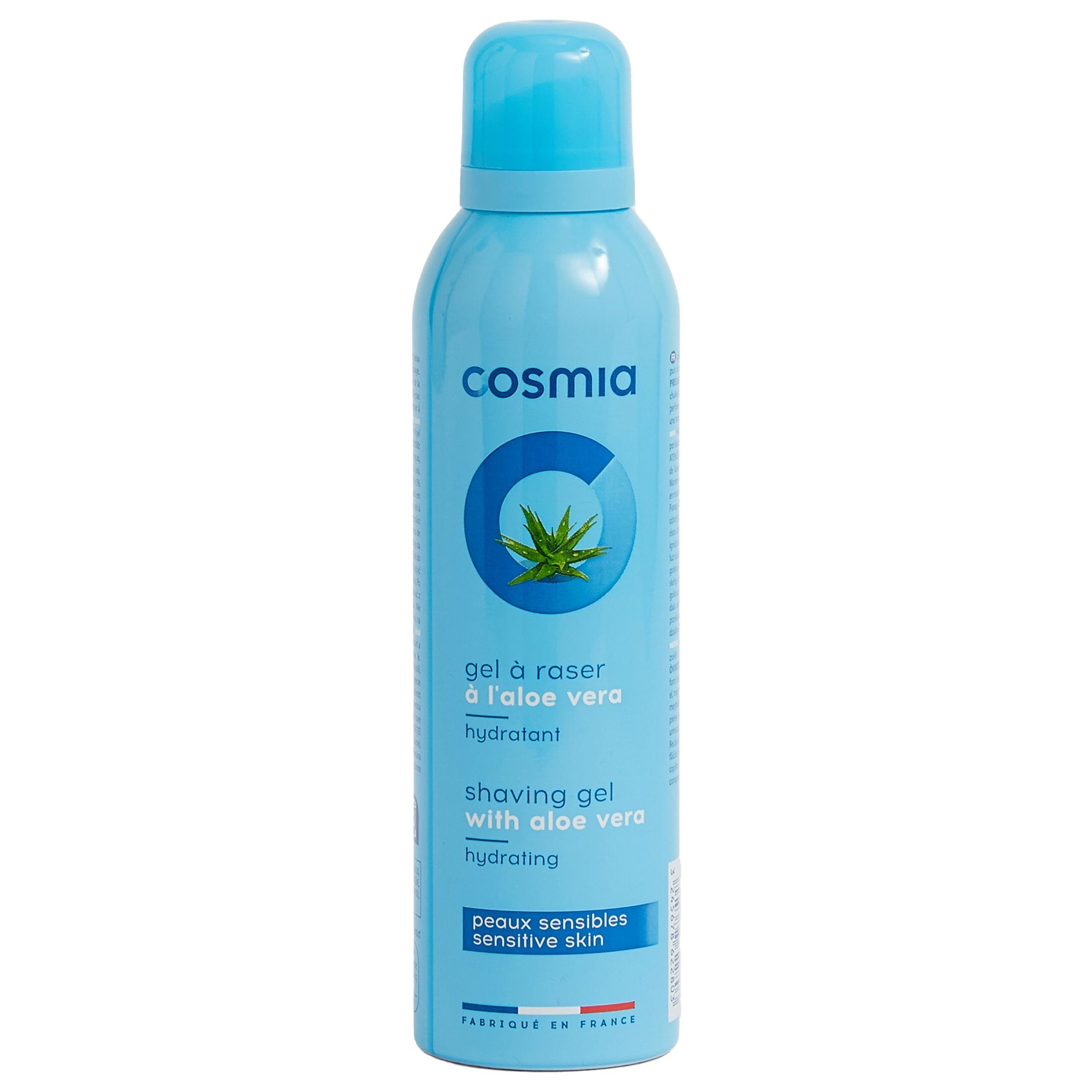 Voir la diapositive 4 : COSMIA Gel à raser hydratant à l'aloé vera pour peaux sensibles 200ml