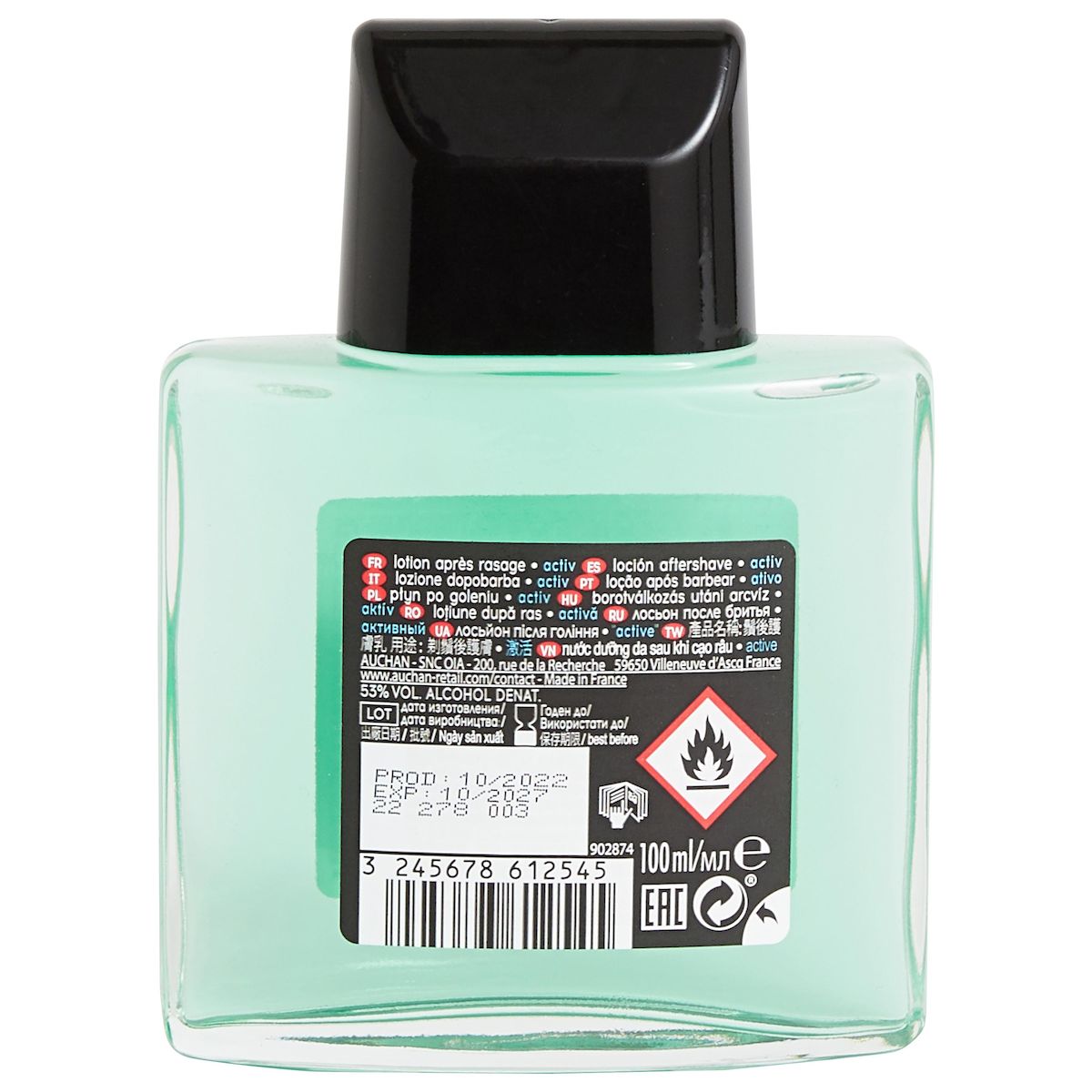 COSMIA MEN Lotion après-rasage rafraîchit et apaise tous types de peaux 100ml