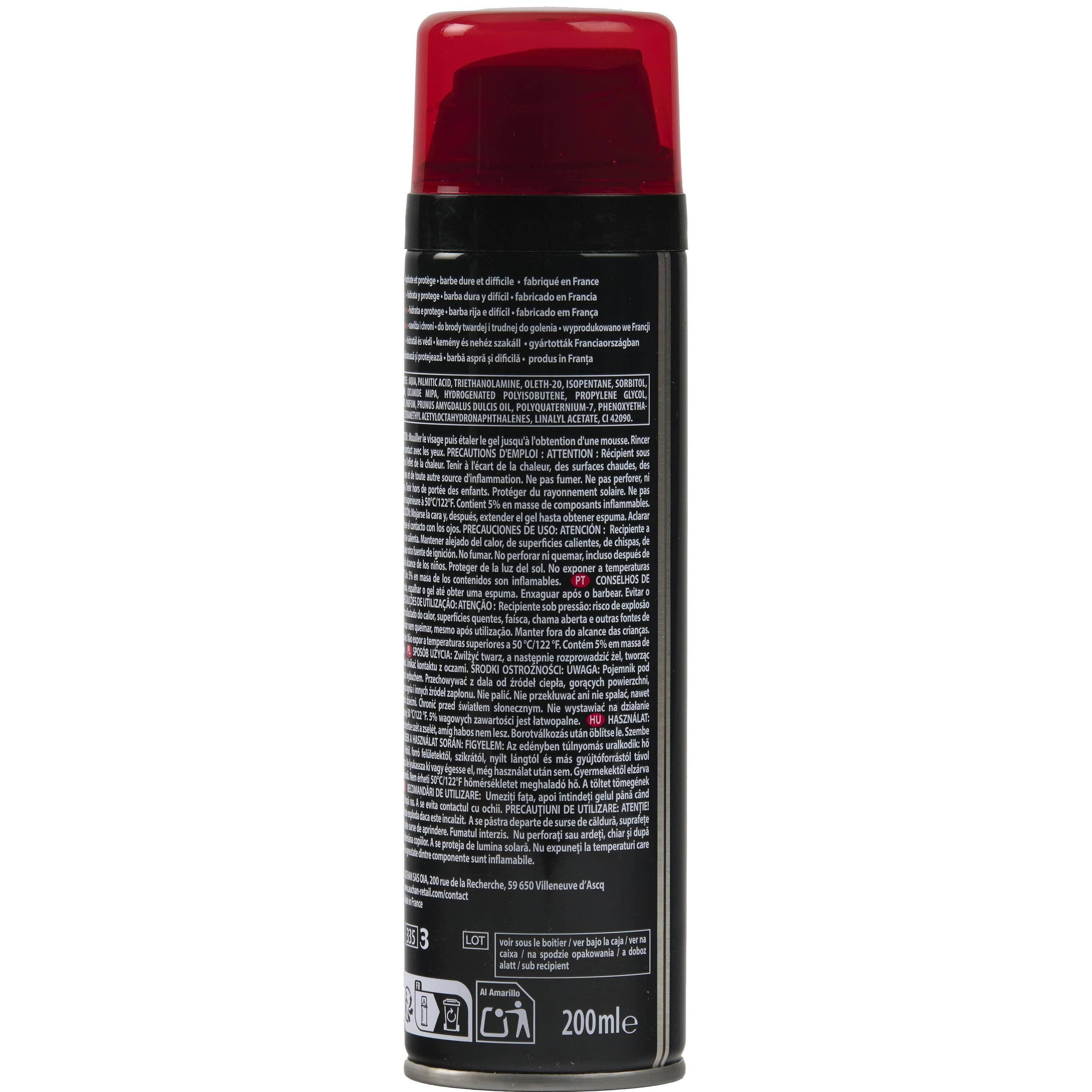 Voir la diapositive 2 : COSMIA MEN Gel à raser extrême hydratant barbe dure et difficile 200ml