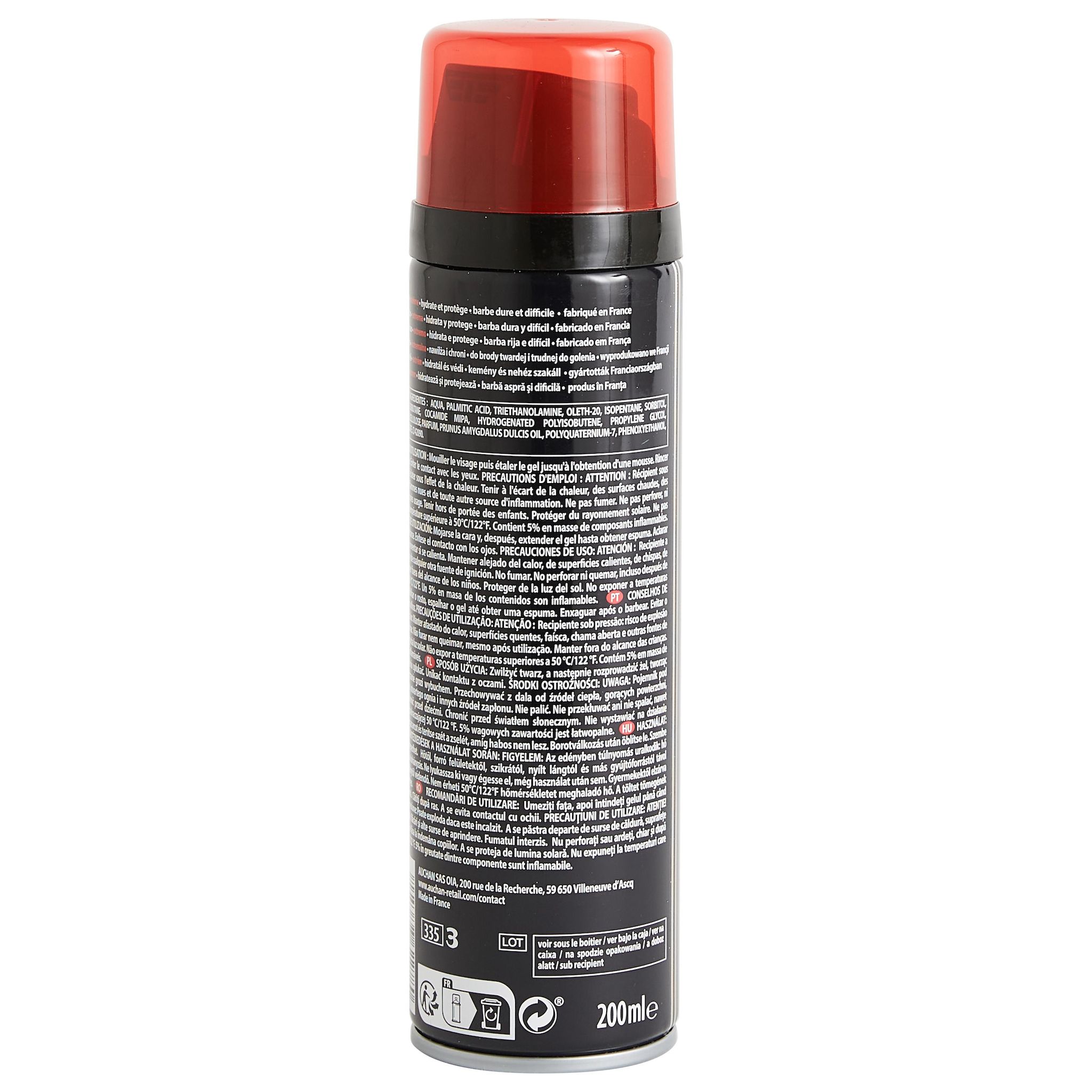 Voir la diapositive 2 : COSMIA MEN Gel à raser extrême hydratant barbe dure et difficile 200ml