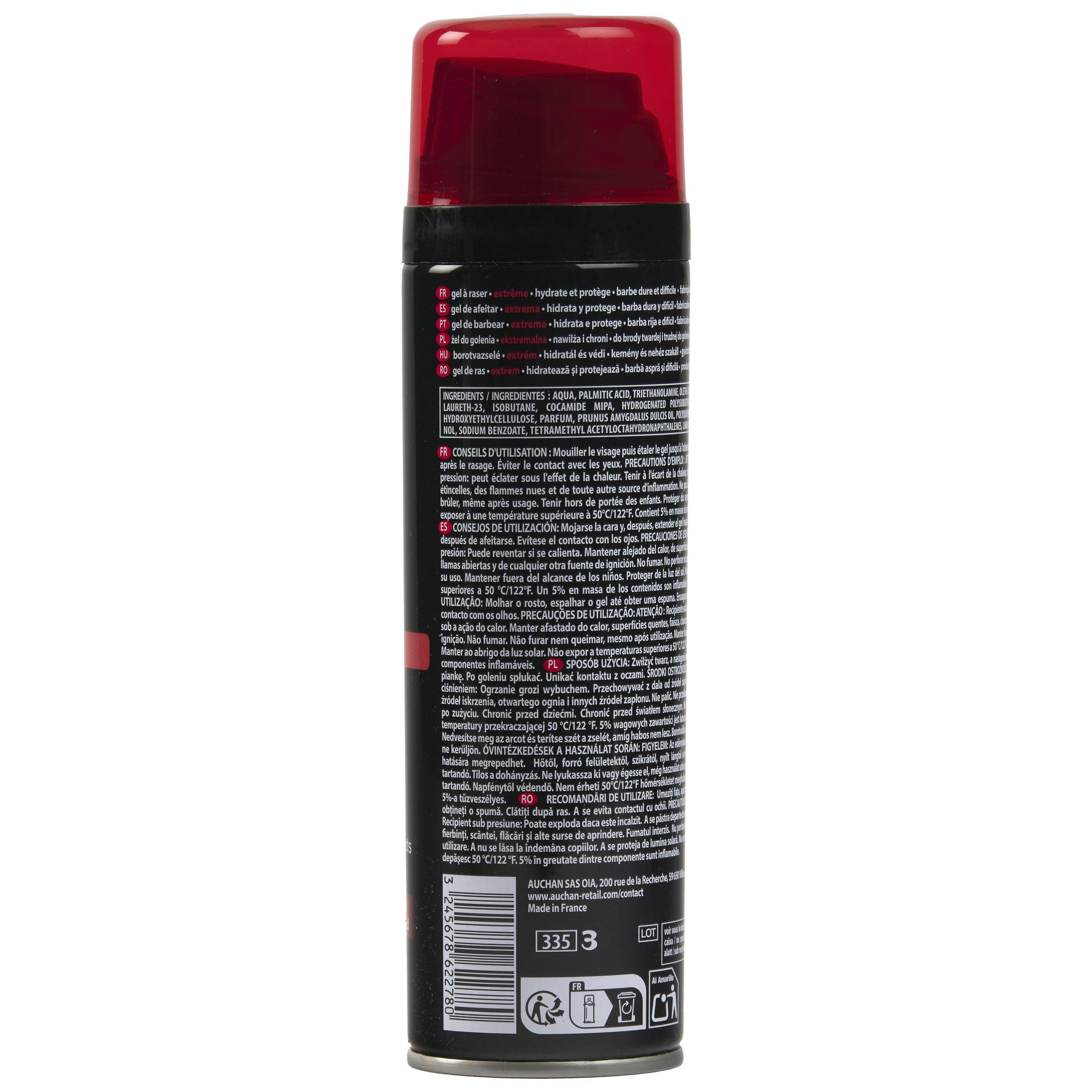Voir la diapositive 3 : COSMIA MEN Gel à raser extrême hydratant barbe dure et difficile 200ml