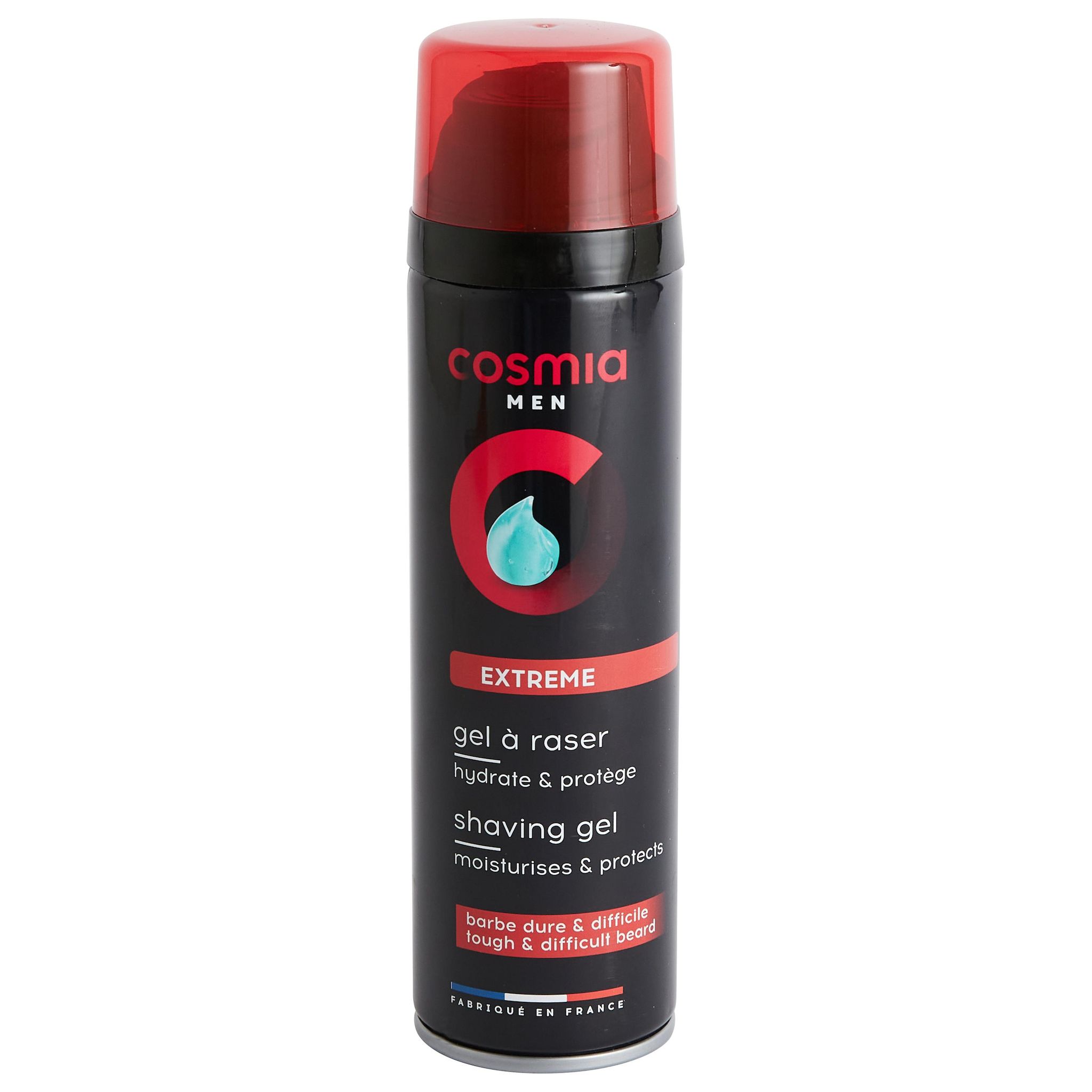 Voir la diapositive 3 : COSMIA MEN Gel à raser extrême hydratant barbe dure et difficile 200ml